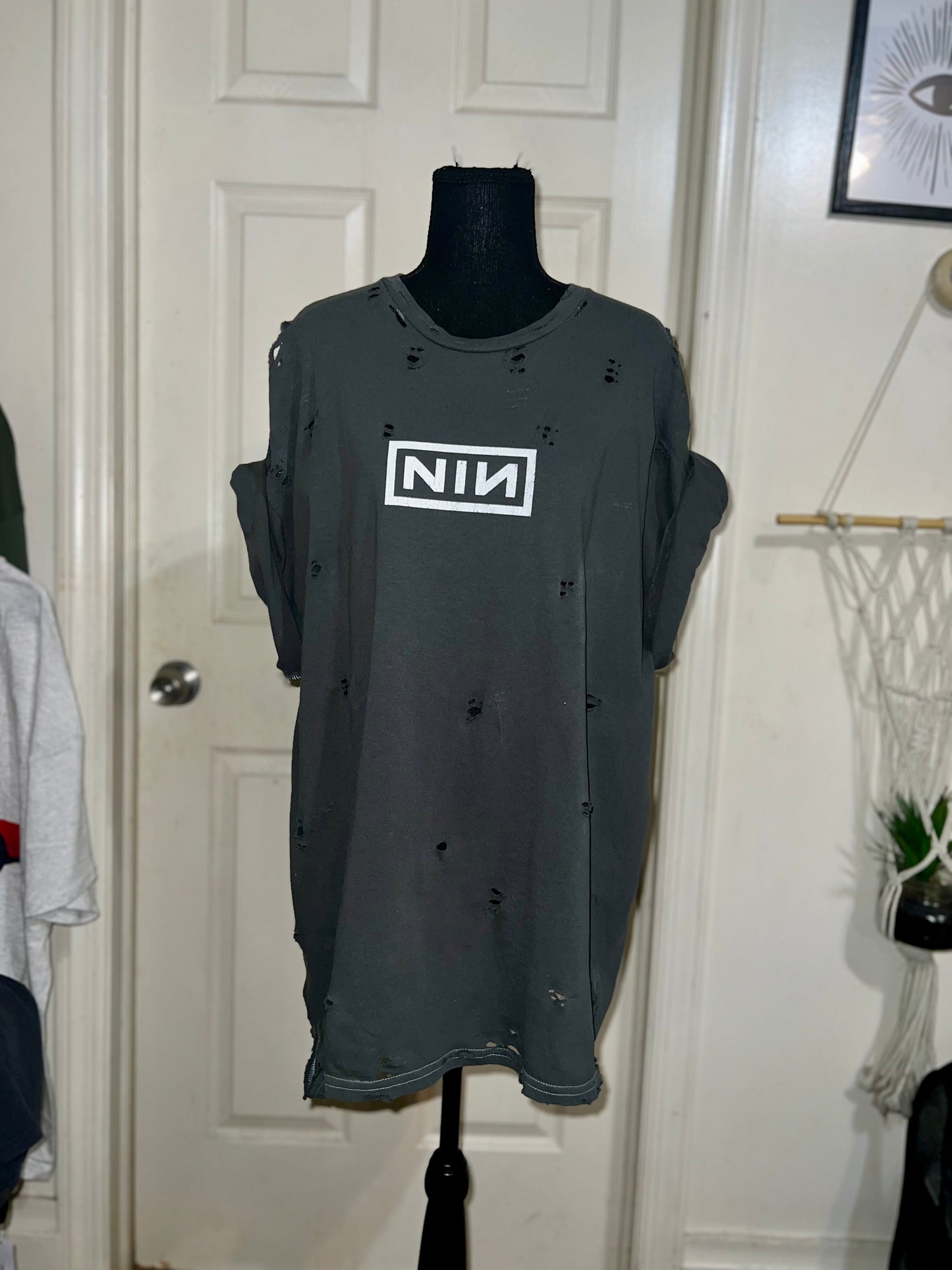 Nine Inch Nails Oversized Distressed Tee