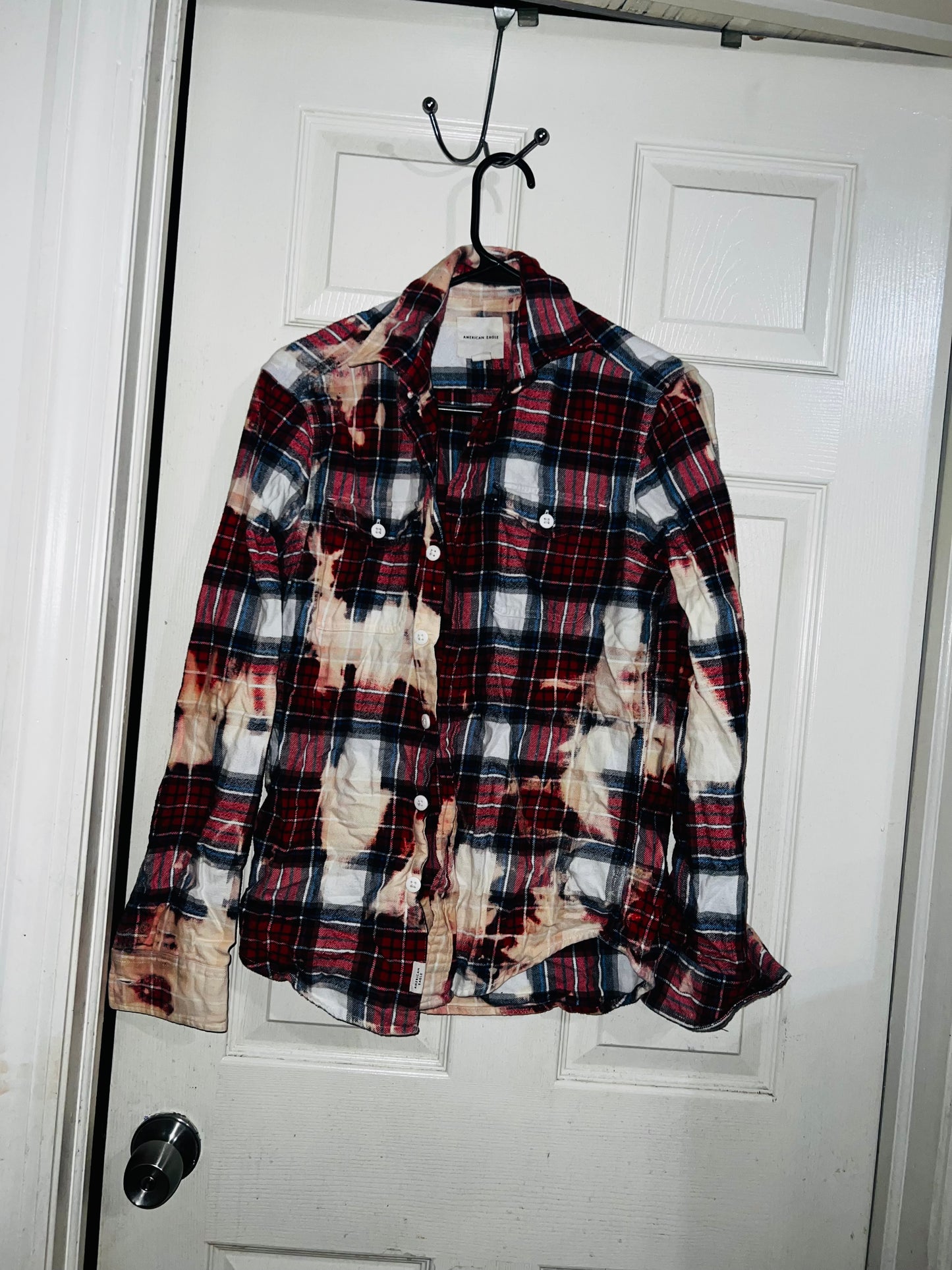 Bleached Oversized Flannel