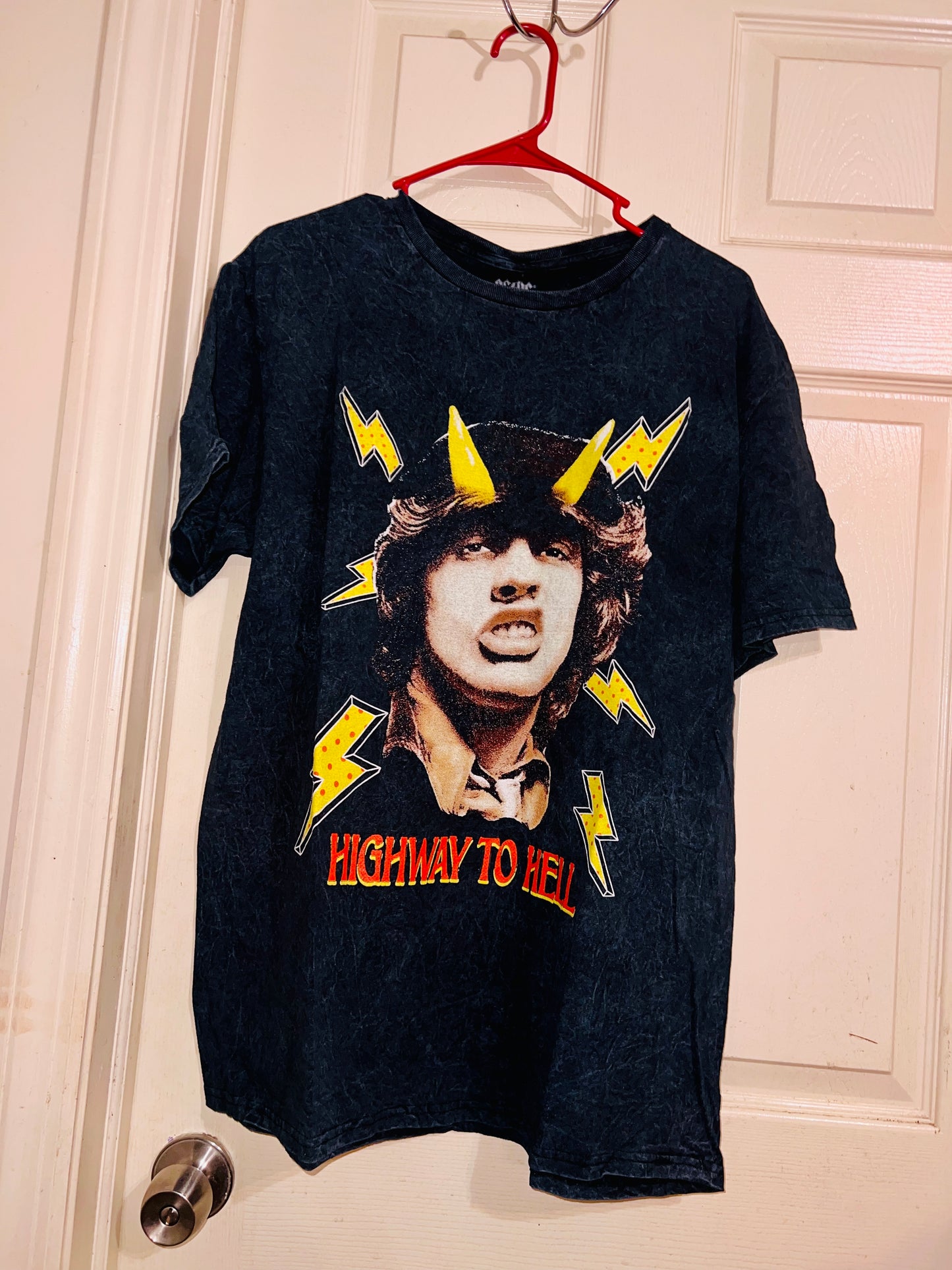 AC/DC Angus Young Highway to Hell Oversized Tee