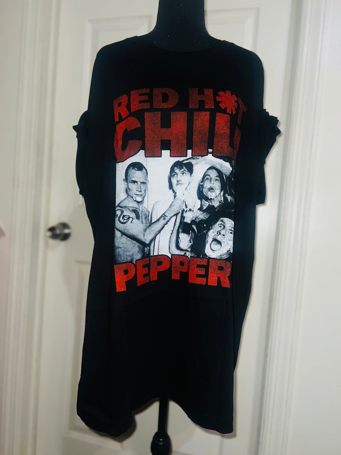 Red Hot Chili Peppers Oversized Distressed Tee