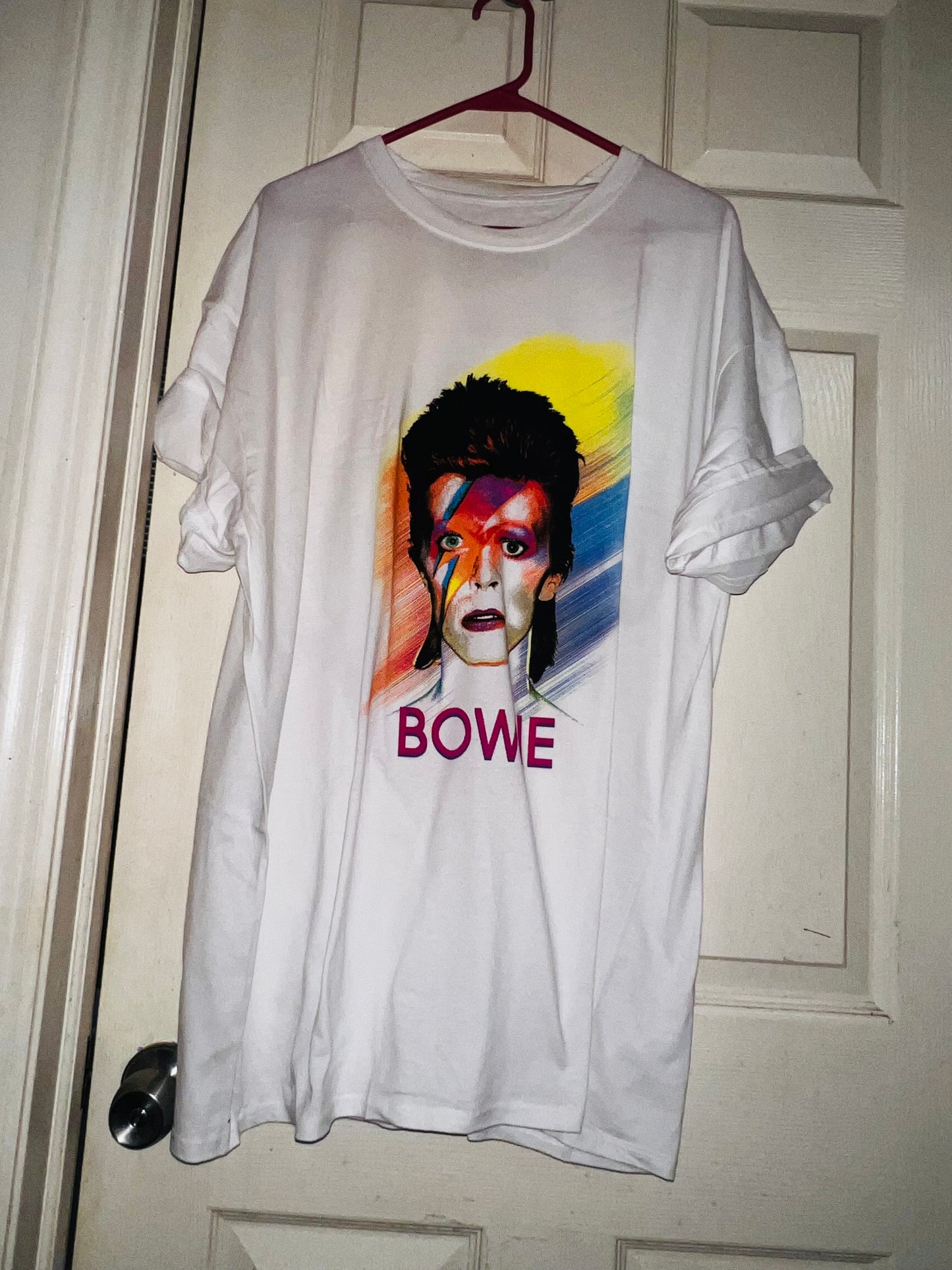 David Bowie Oversized Distressed Tee