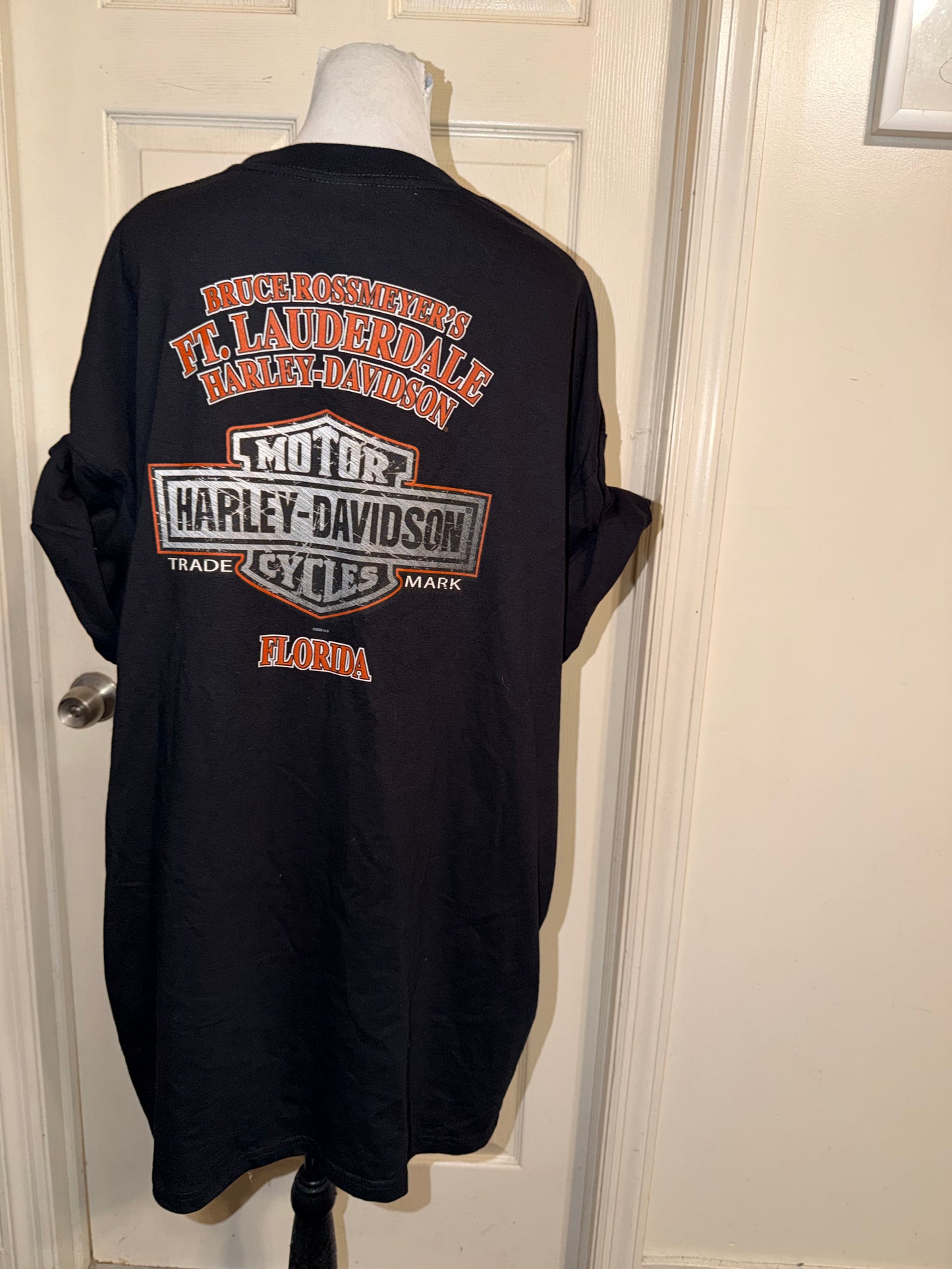 Harley Davidson Vintage Double Sided Oversized Tee