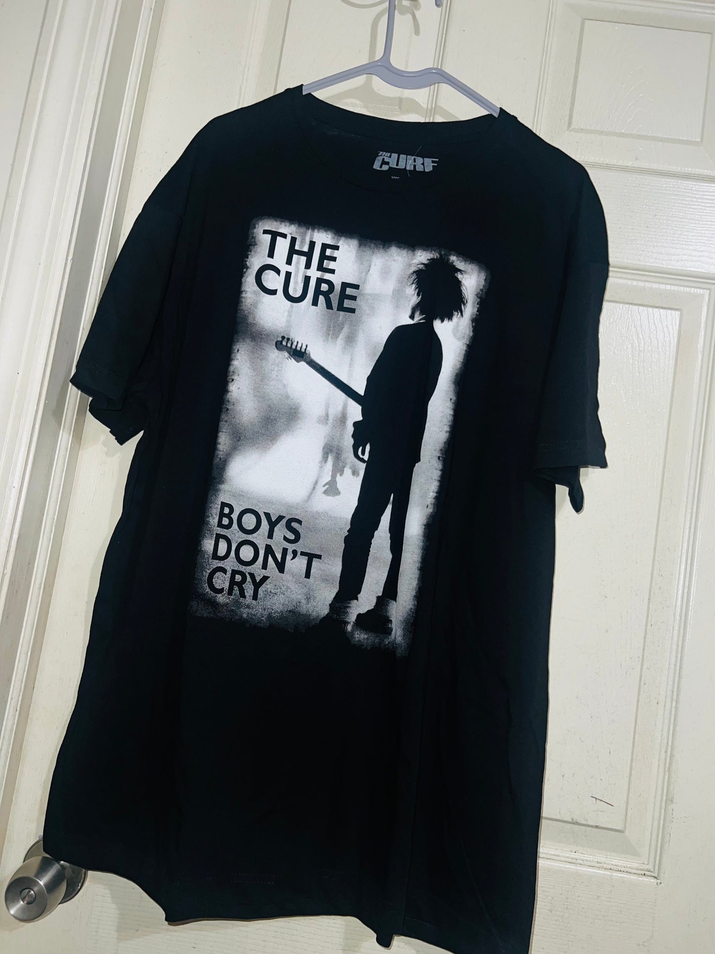 The Cure Boys Don’t Cry Oversized Distressed Tee