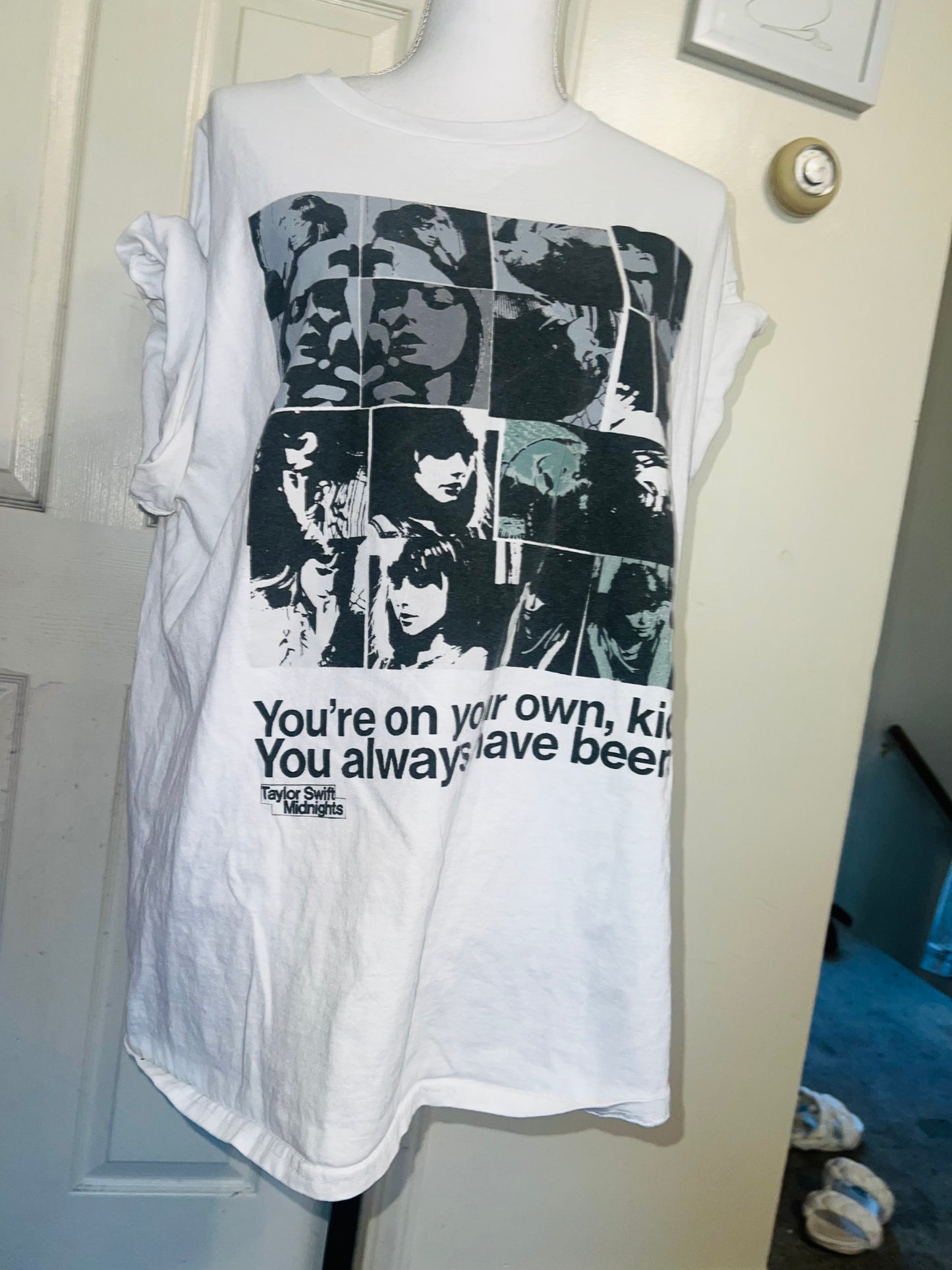 Taylor Swift Oversized Distressed Tee