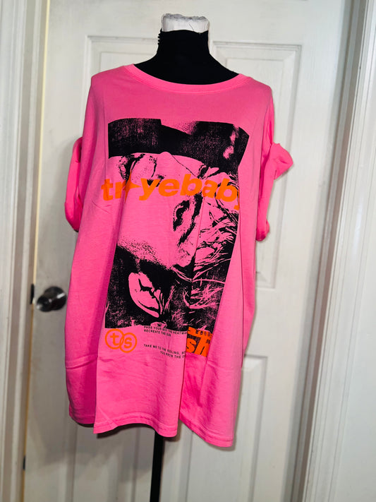 Troye Sivan Oversized Distressed Tee