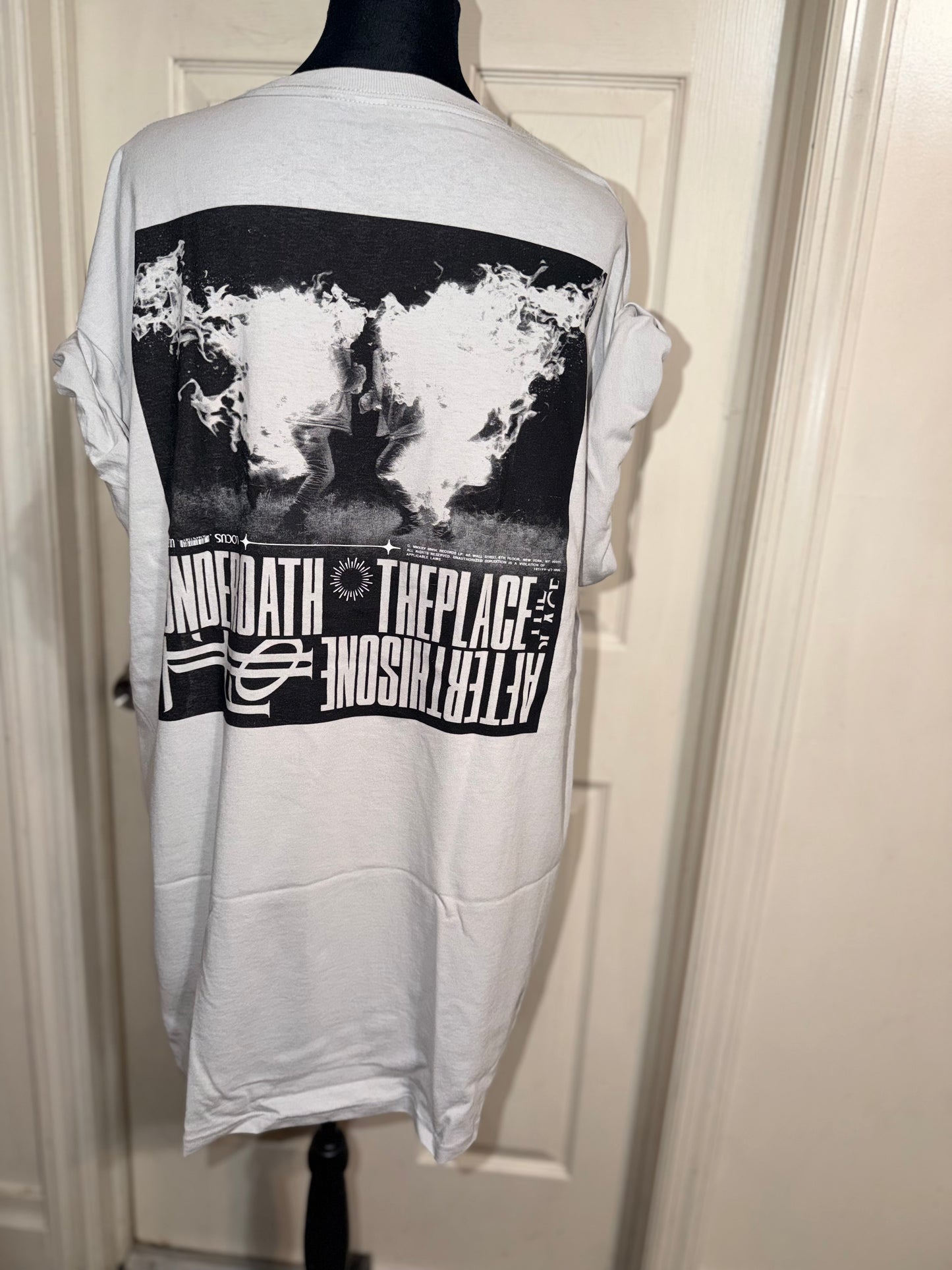 Underoath Double Sided Oversized Distressed Tee