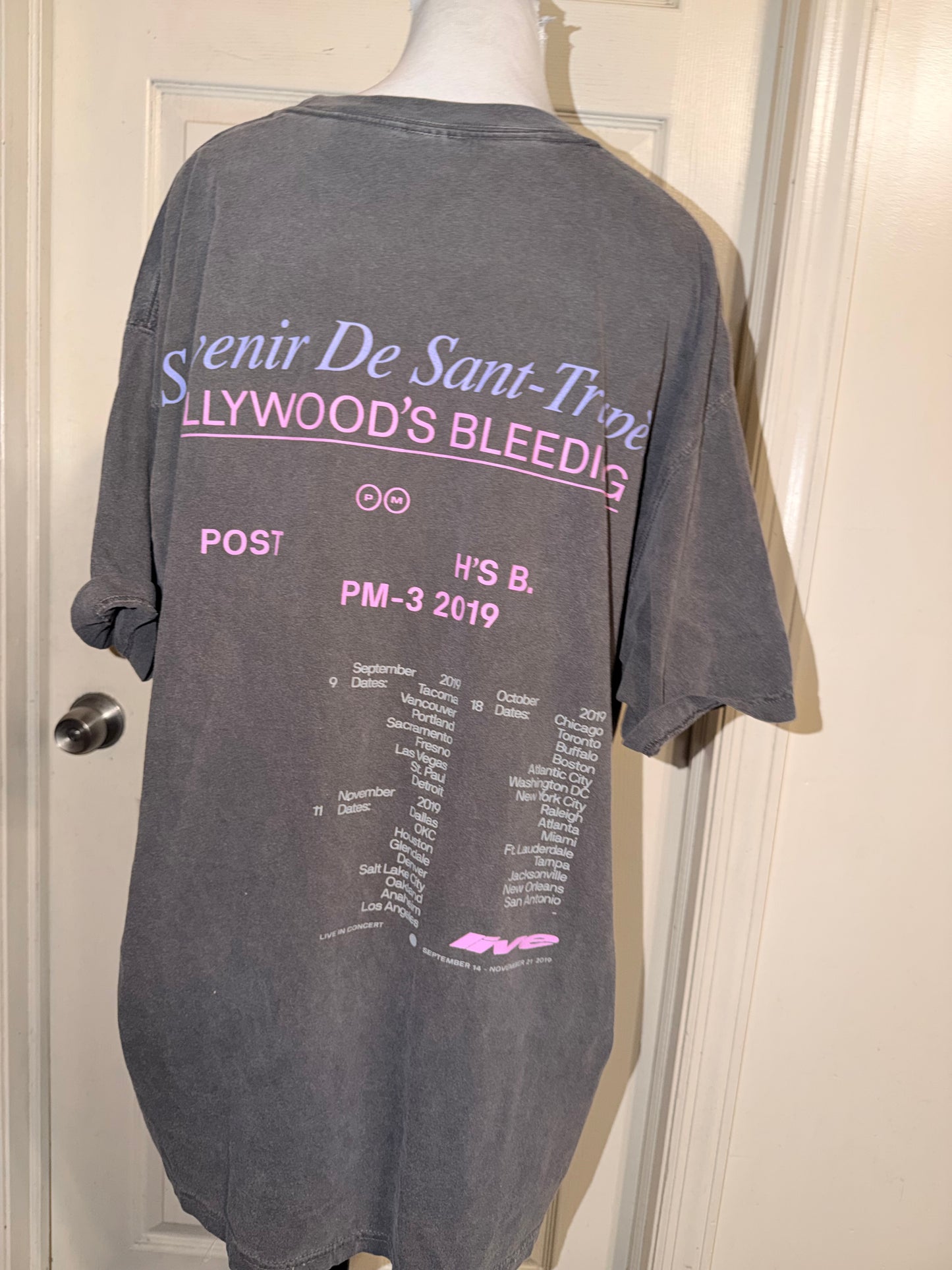 Post Malone Double Sided Oversized Tee