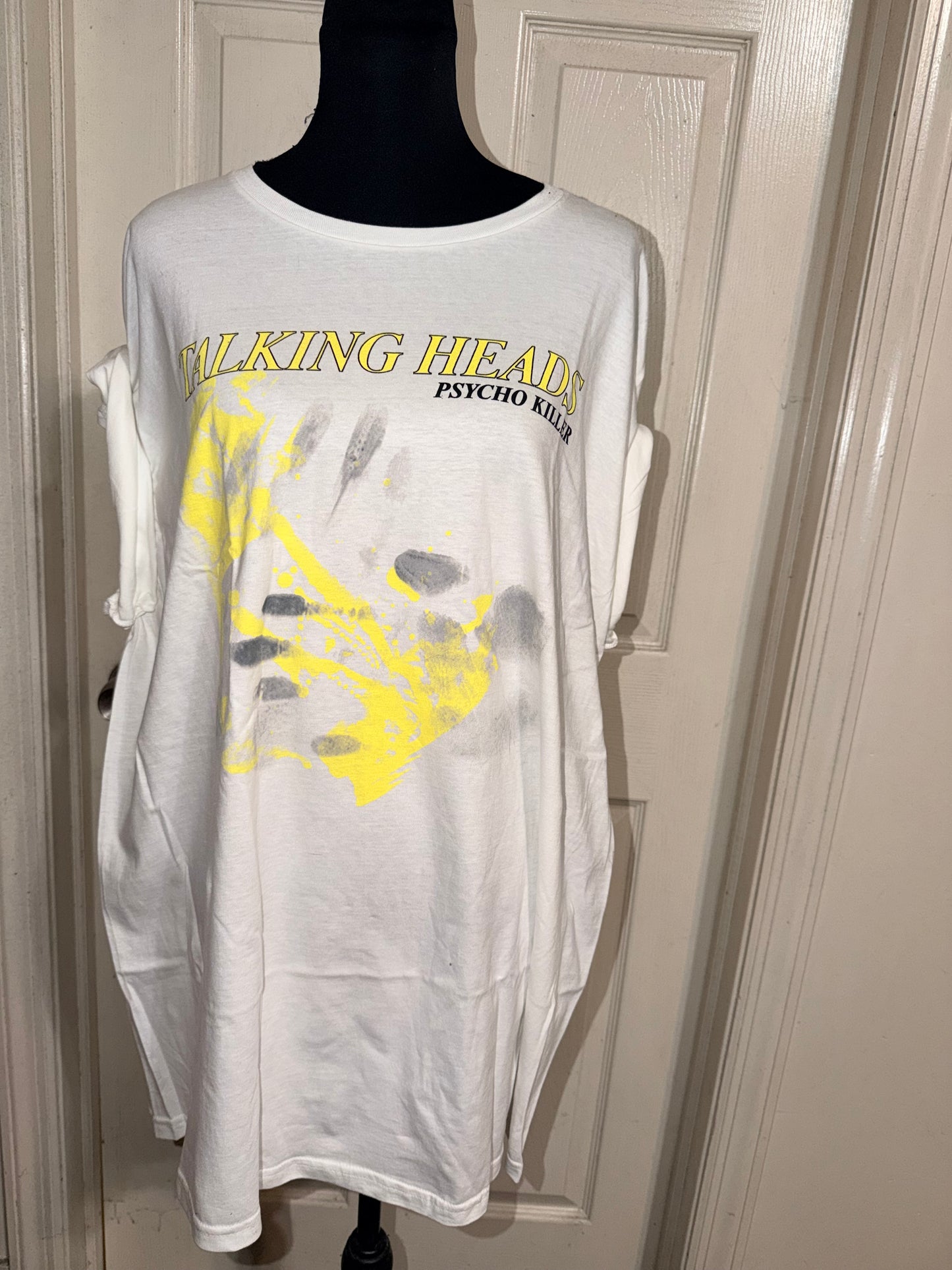 The Talking Heads Oversized Distressed Tee