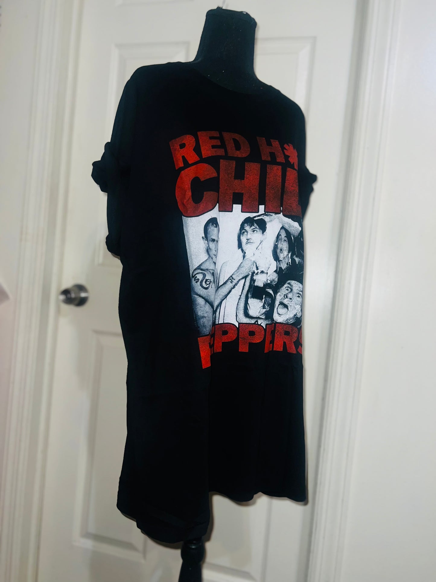 Red Hot Chili Peppers Oversized Distressed Tee