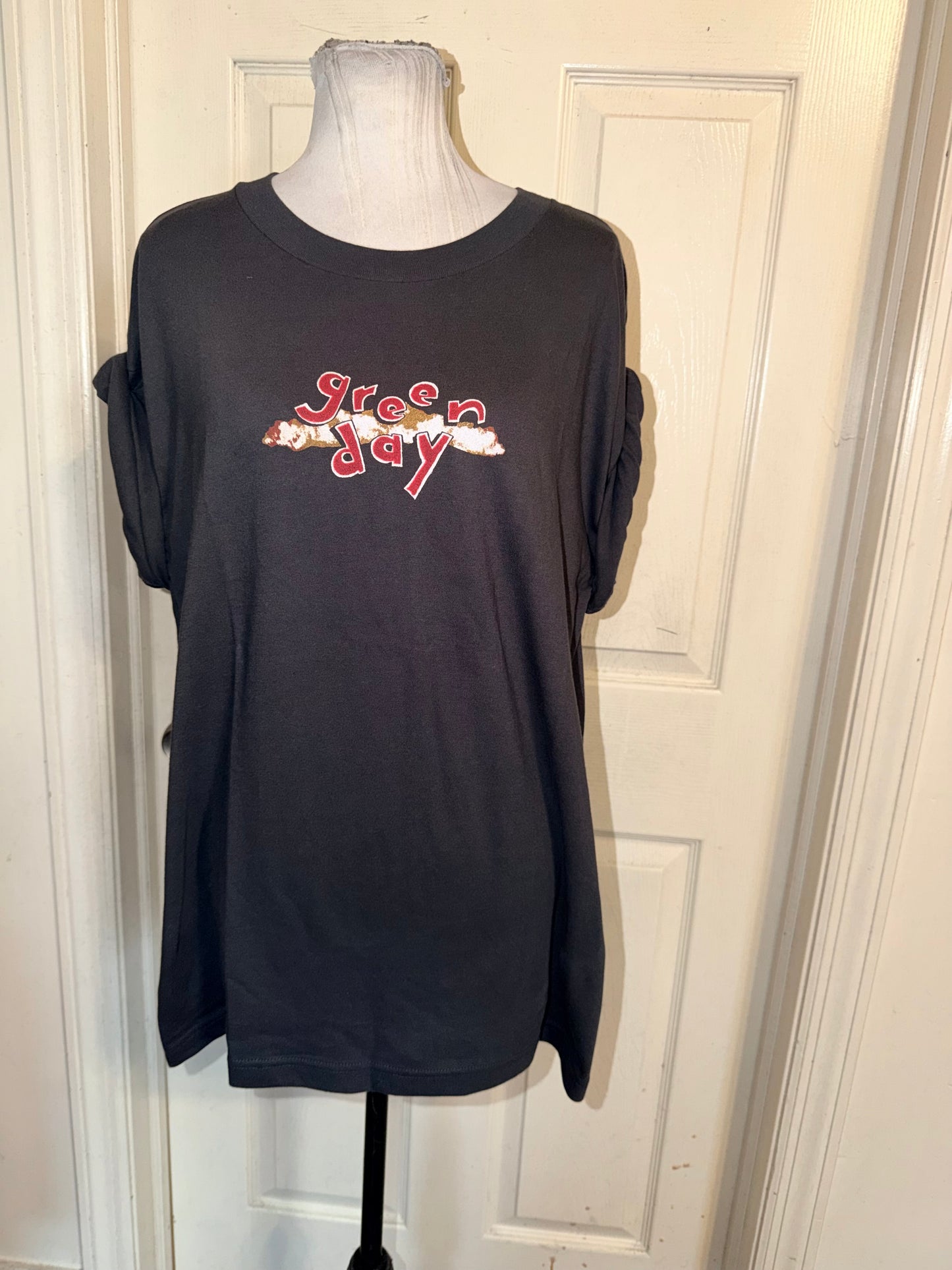 Green Day Double Sided Oversized Tee