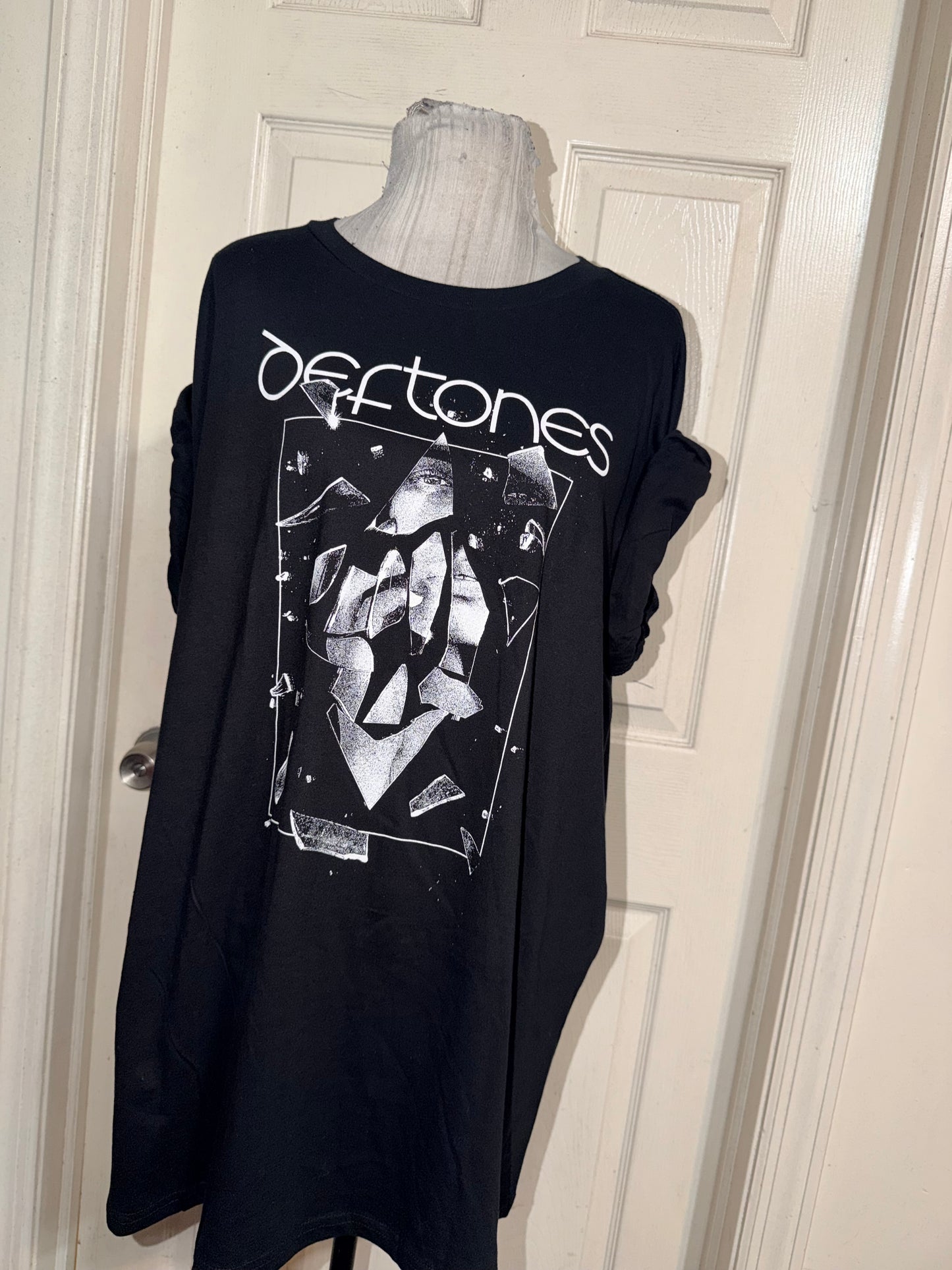 Deftones Oversized Distressed Tee