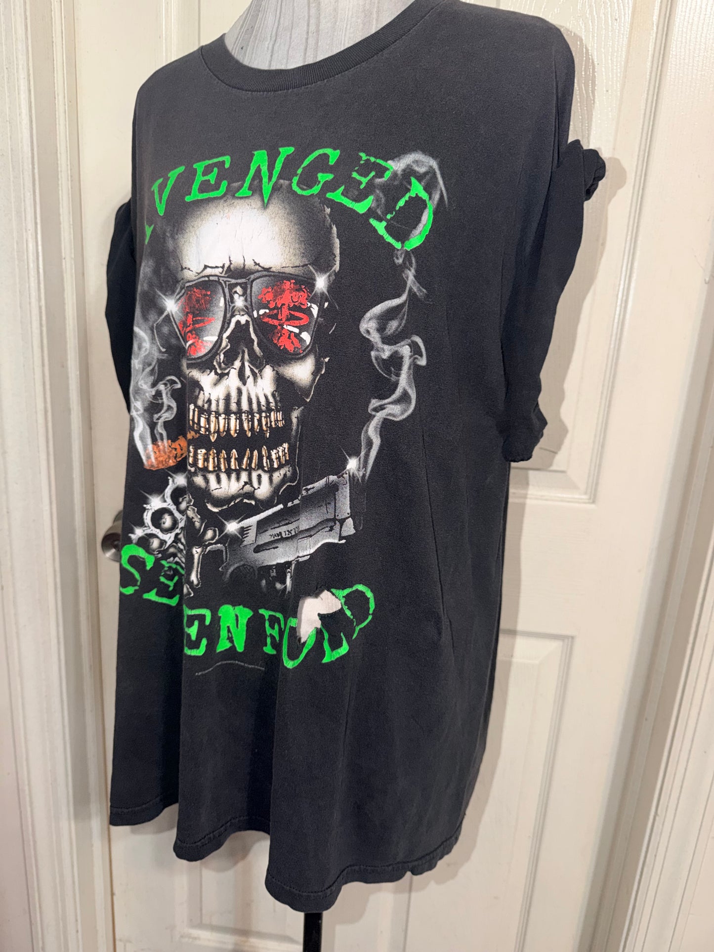 Avenged Sevenfold Vintage Oversized Distressed Tee