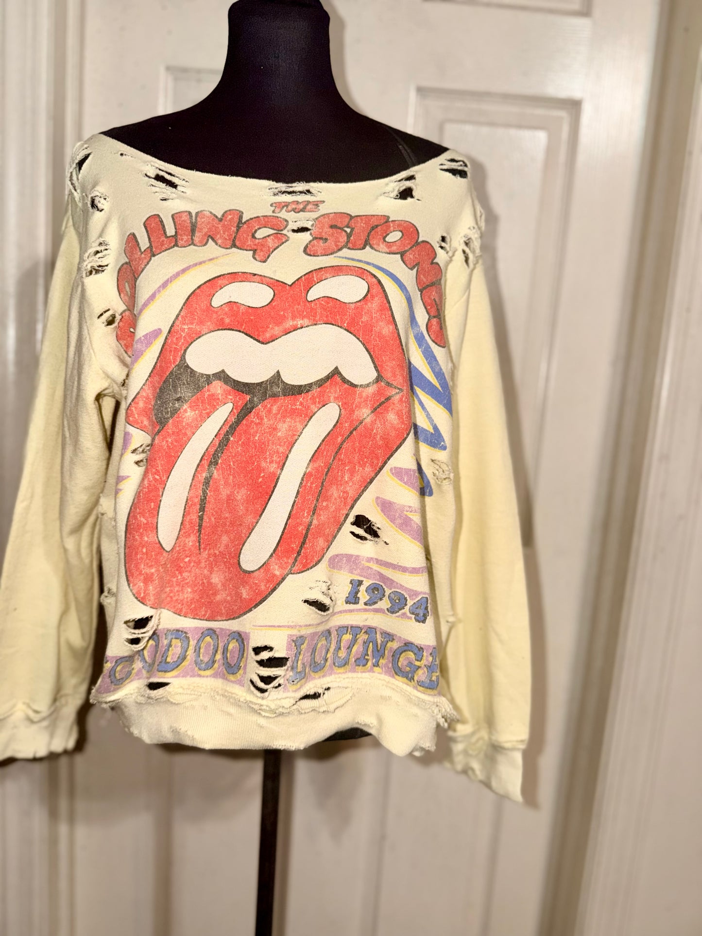 The Rolling Stones Distressed Sweatshirt