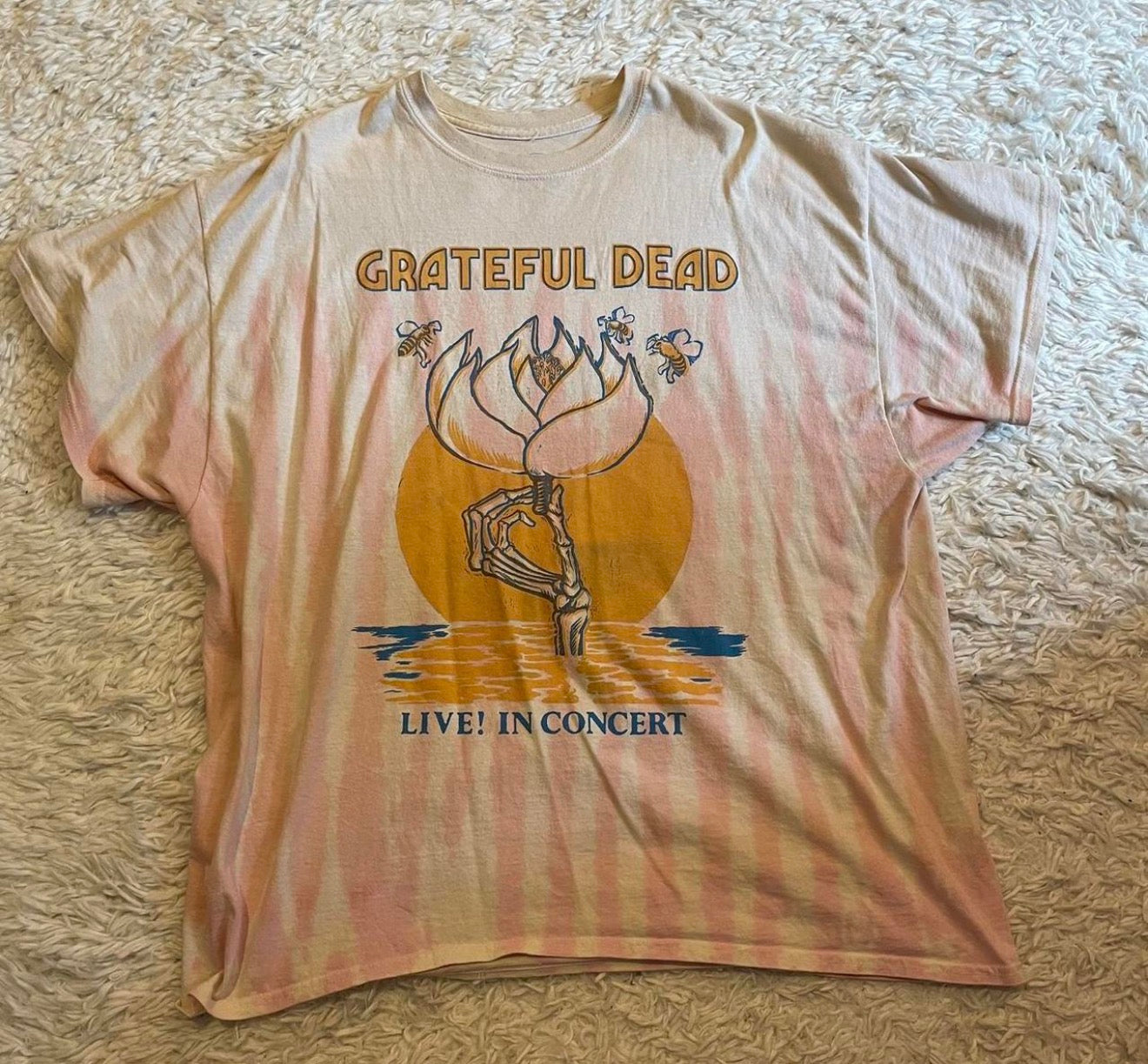 Grateful Dead Oversized Distressed Tee