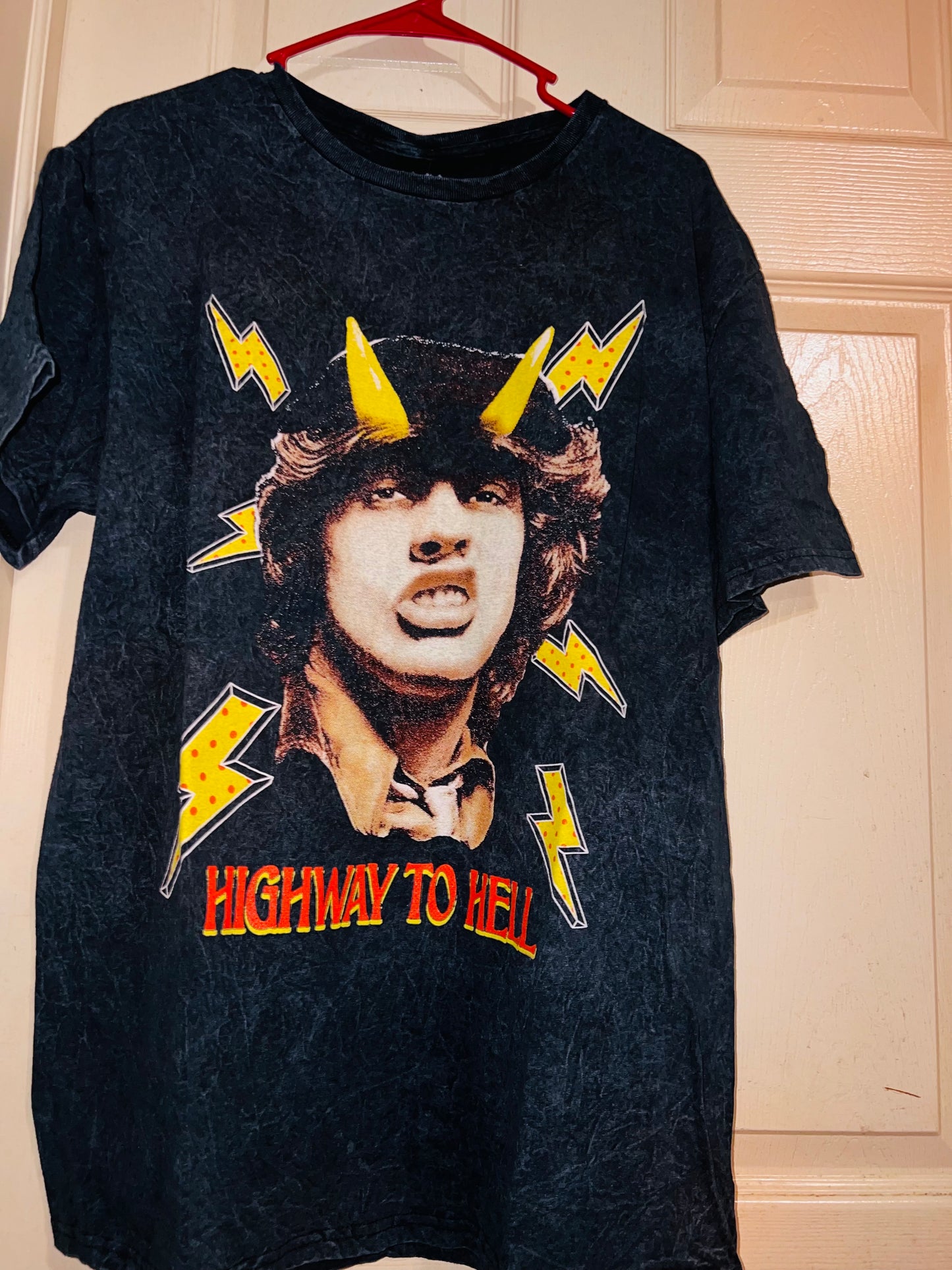 AC/DC Angus Young Highway to Hell Oversized Tee