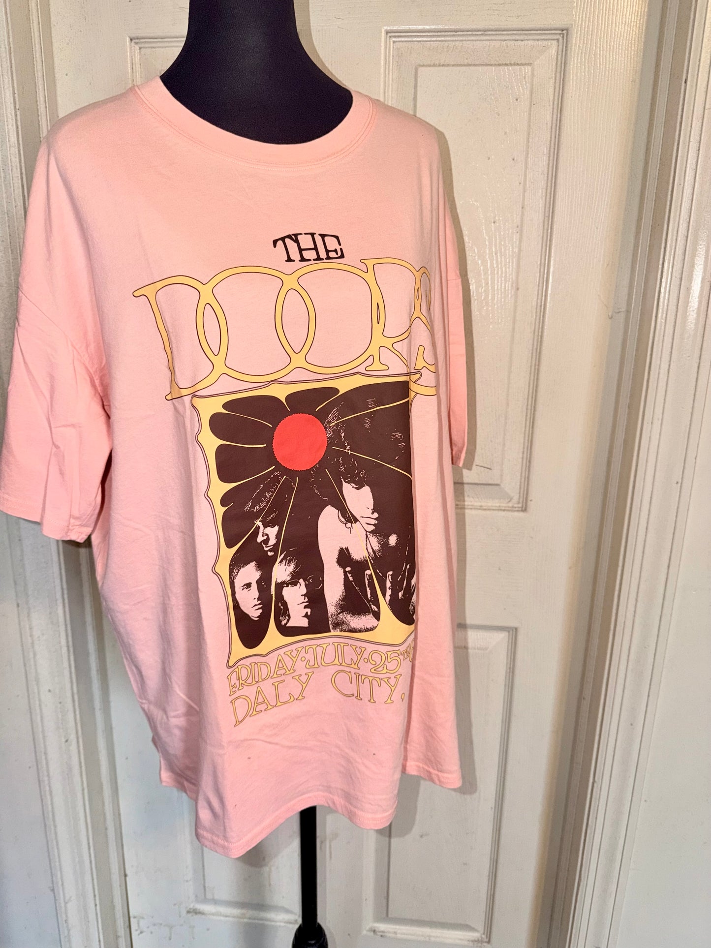 The Doors Oversized Distressed Tee