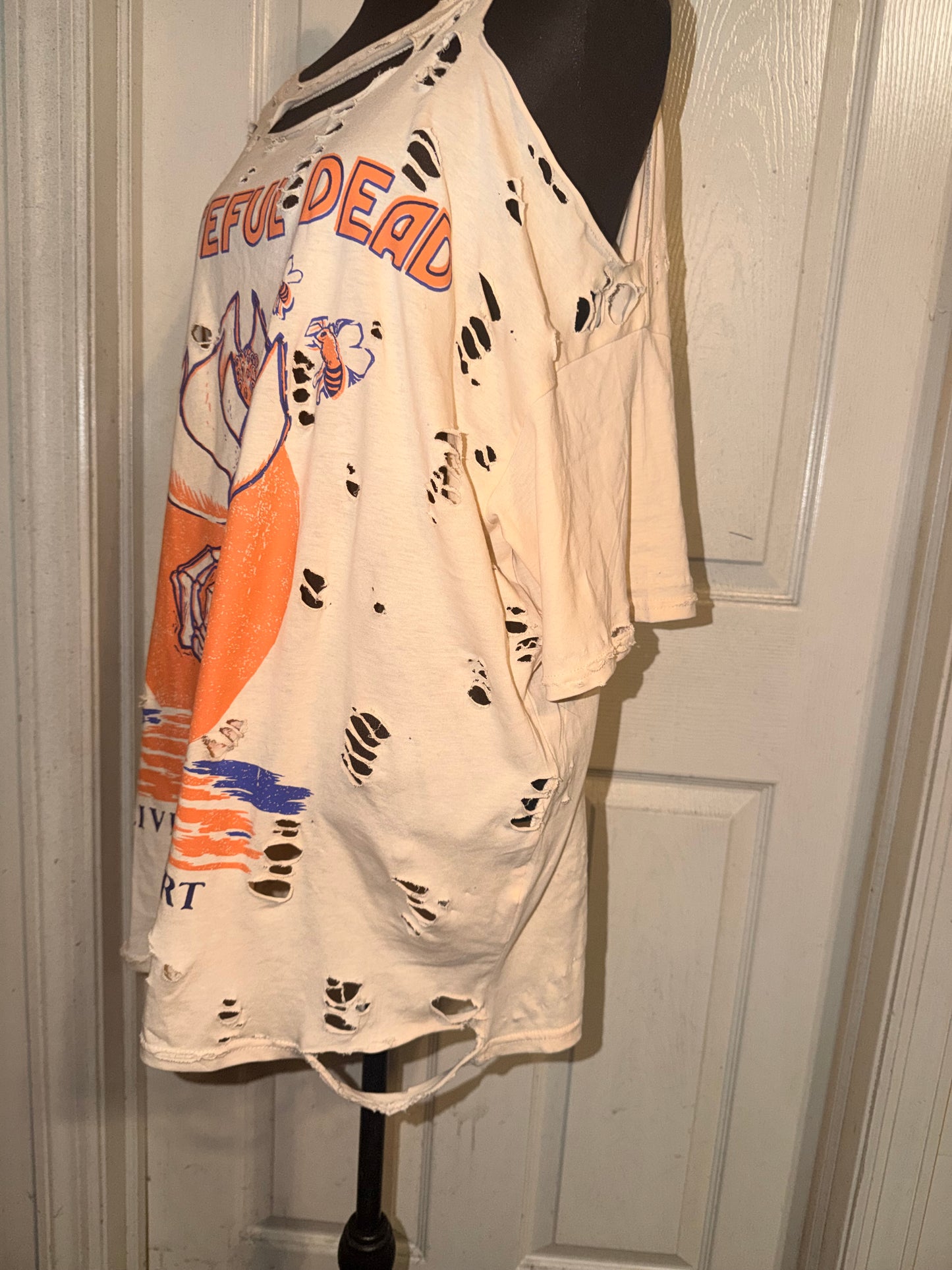 Grateful Dead Oversized Distressed Tee (as is)