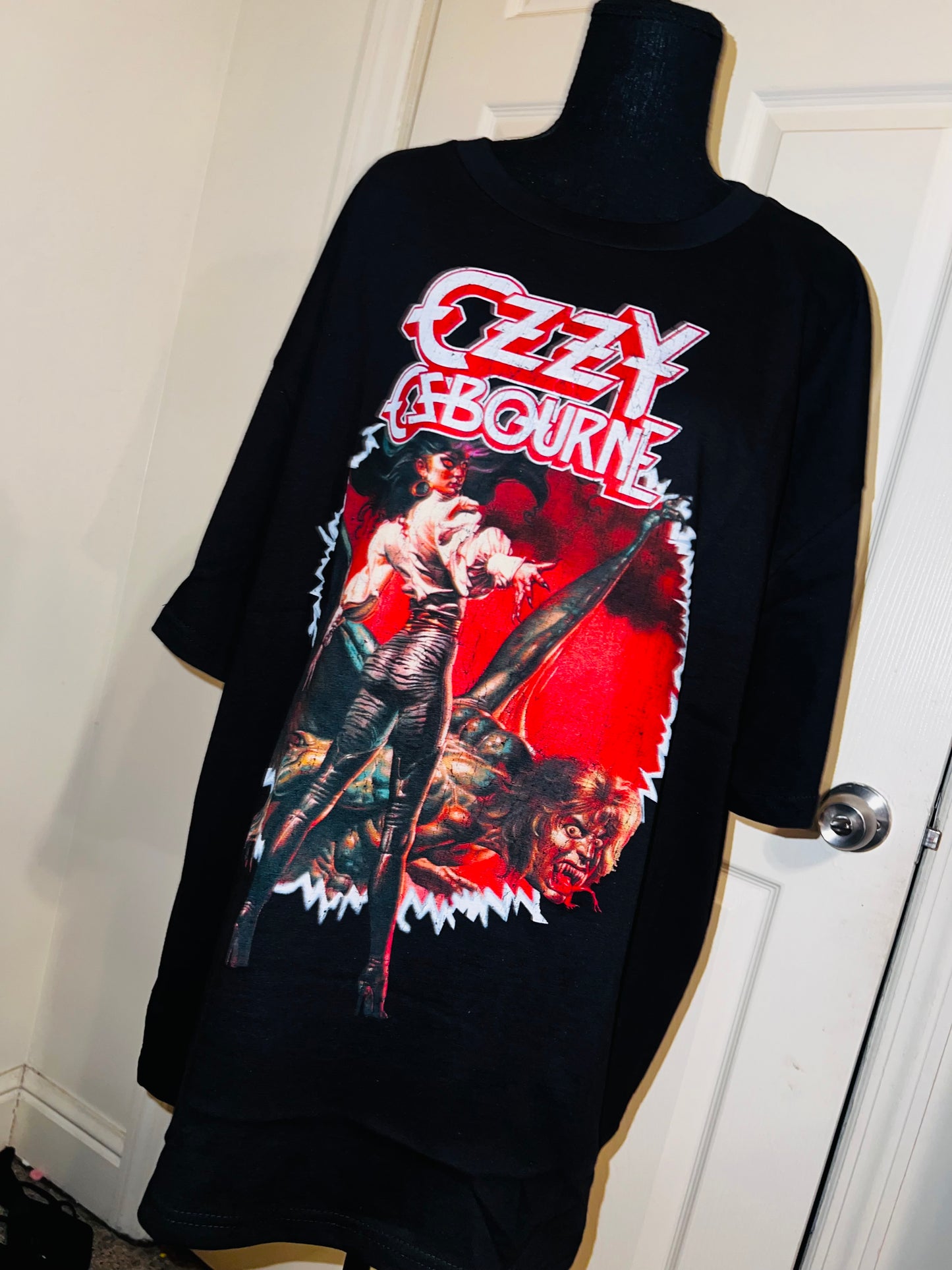 Ozzy Osbourne Oversized Distressed Tee