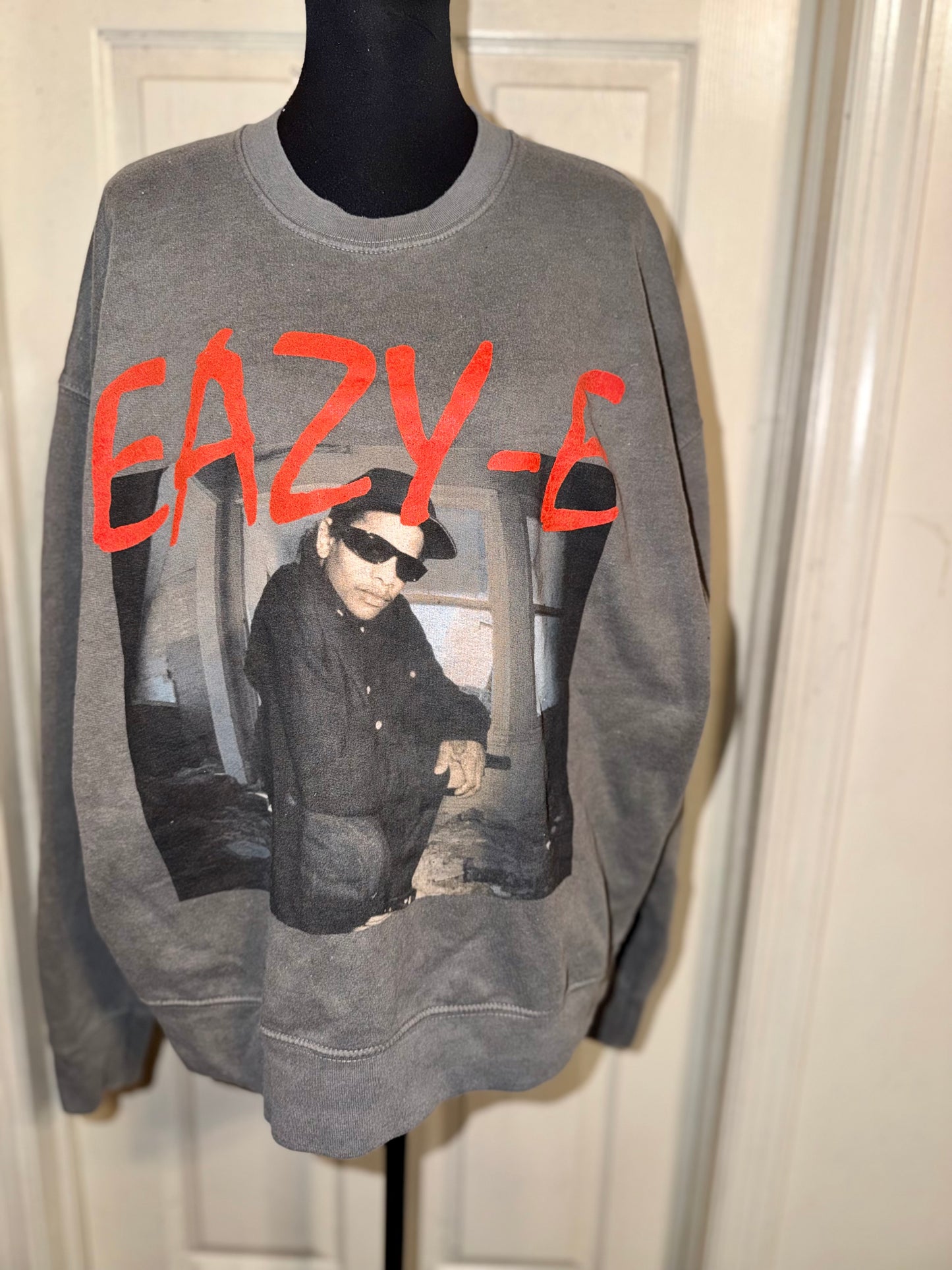 Eazy-E Oversized Distressed Sweatshirt