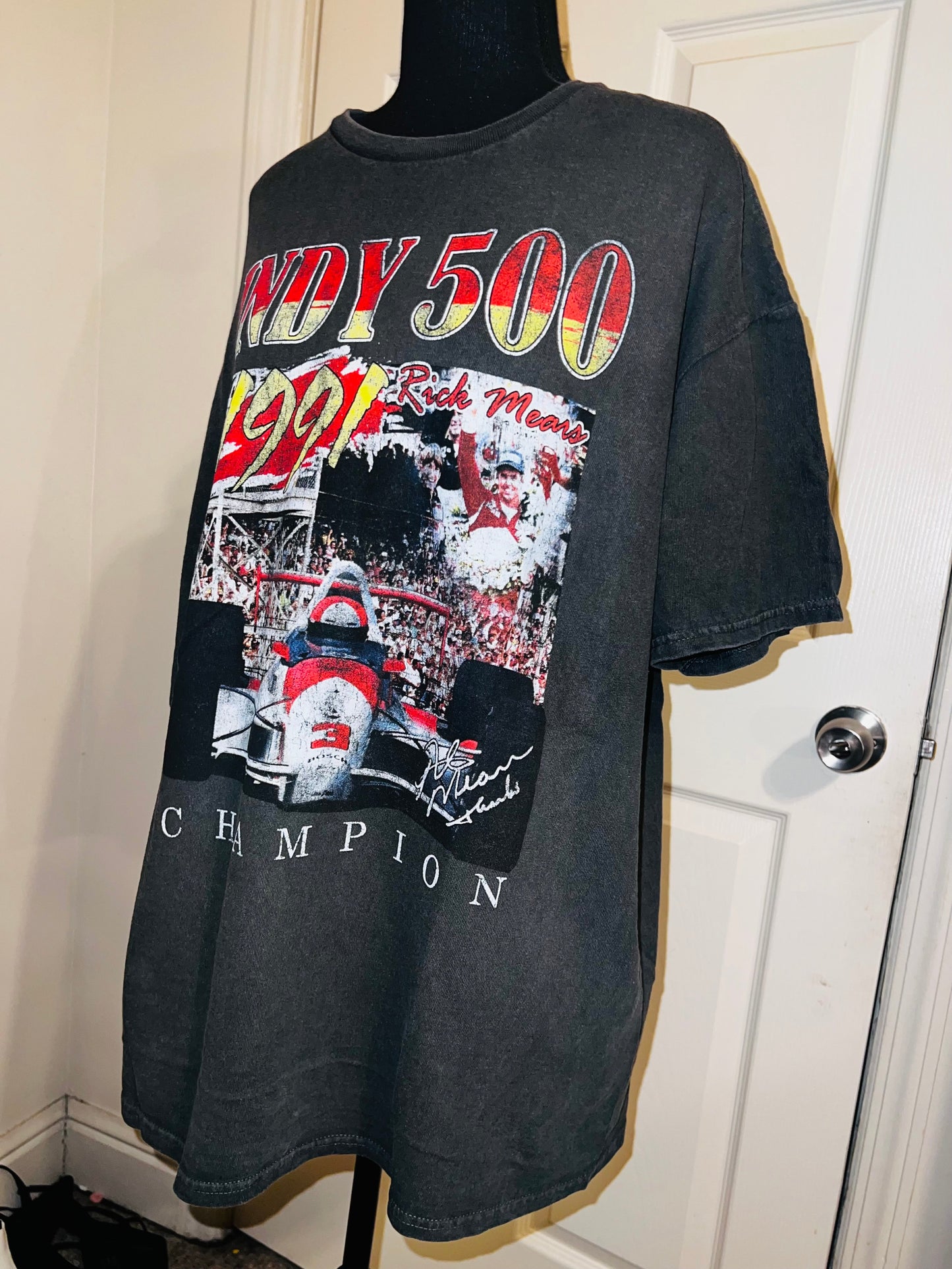 Indy 500 Oversized Distressed Tee