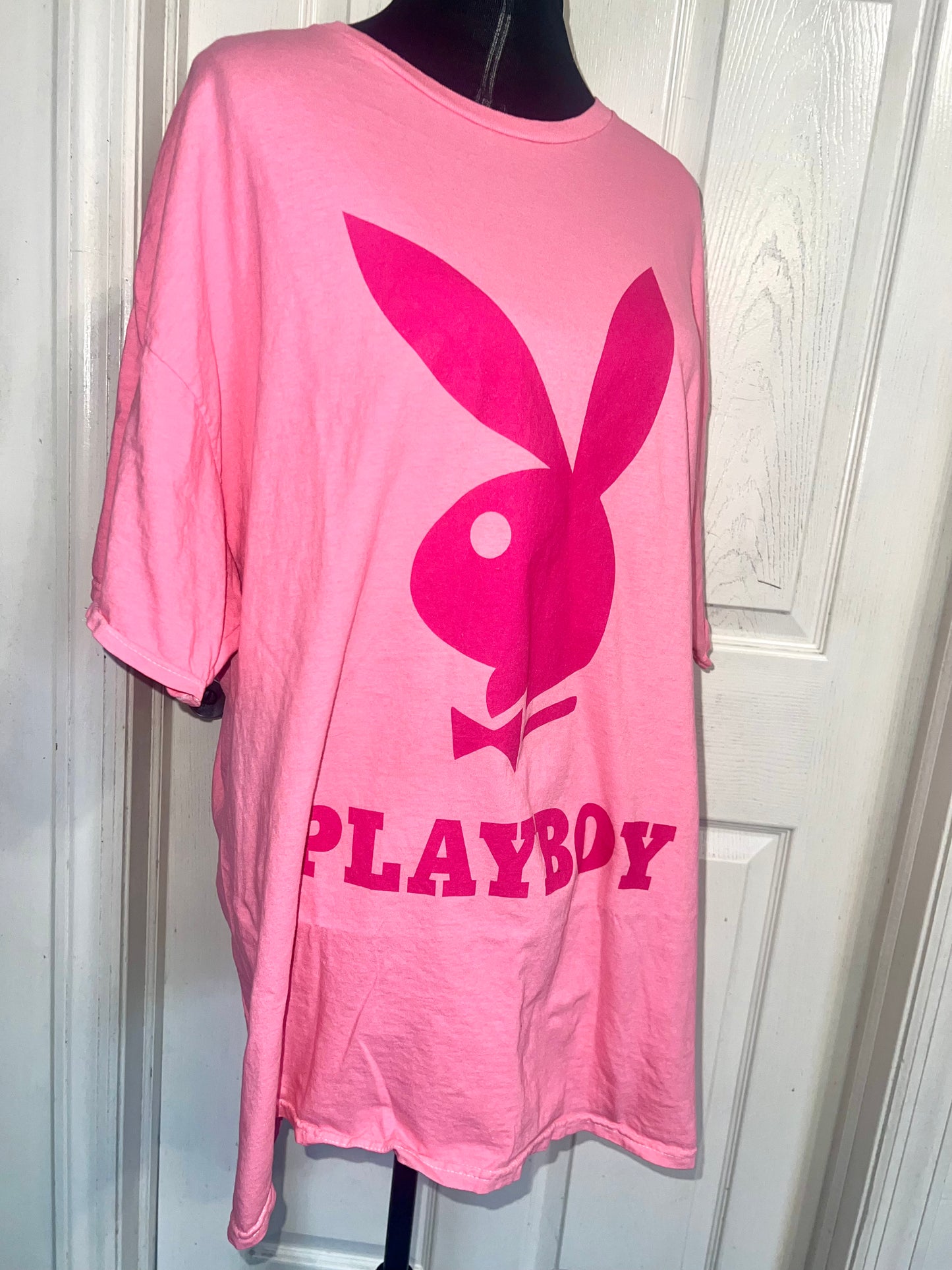 Playboy Oversized Distressed Tee