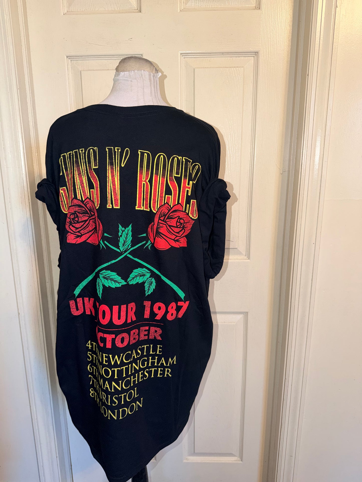 Guns N’ Roses Double Sided Oversized Distressed Tee