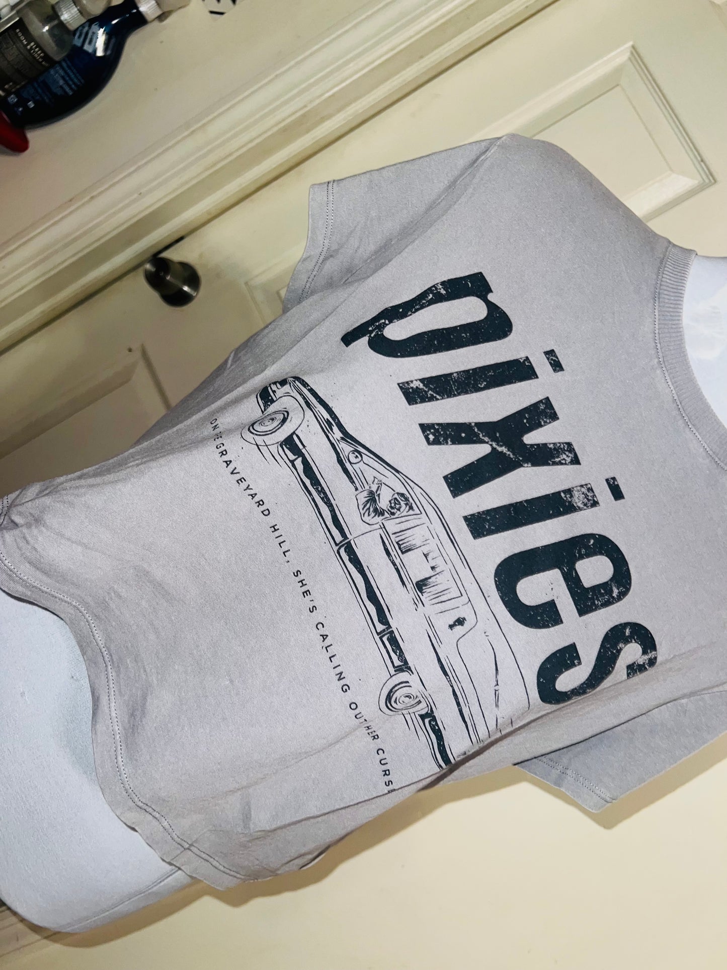 Pixies Distressed Baby Tee