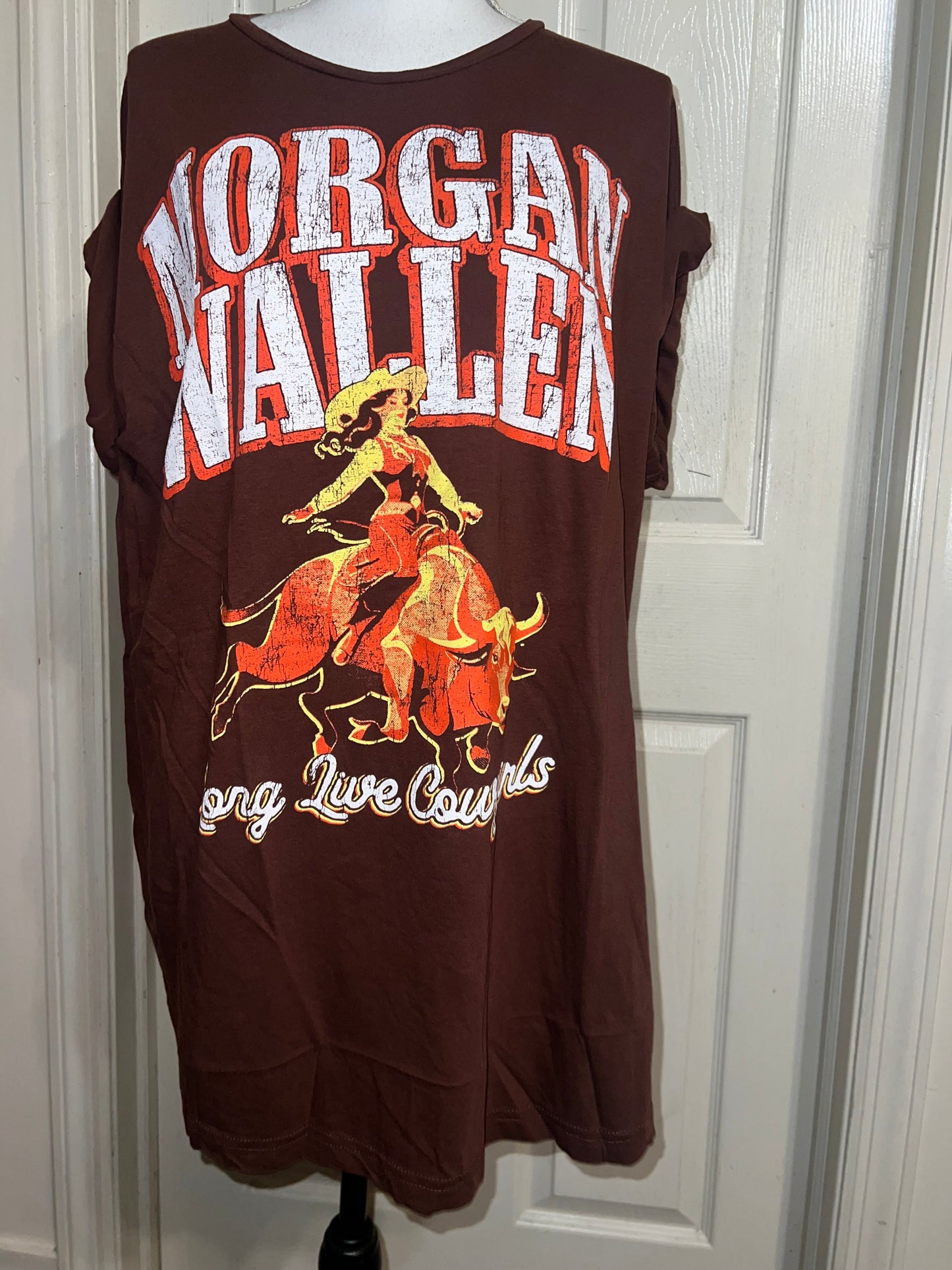 Morgan Wallen Oversized Distressed Tee