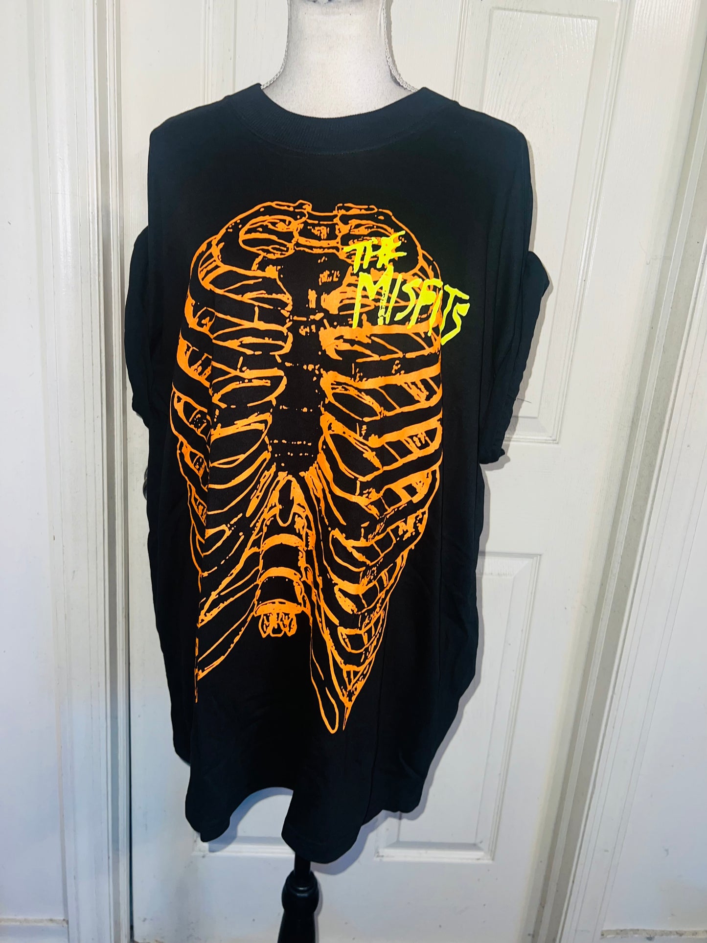 Misfits Double Sided Oversized Distressed Tee