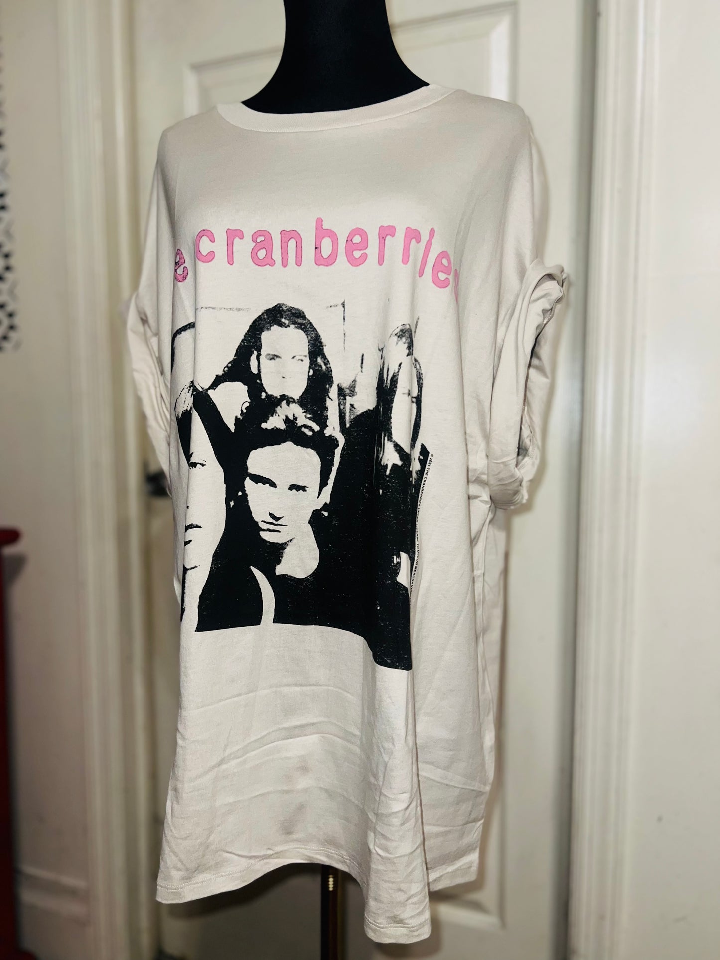 The Cranberries Oversized Distressed Tee