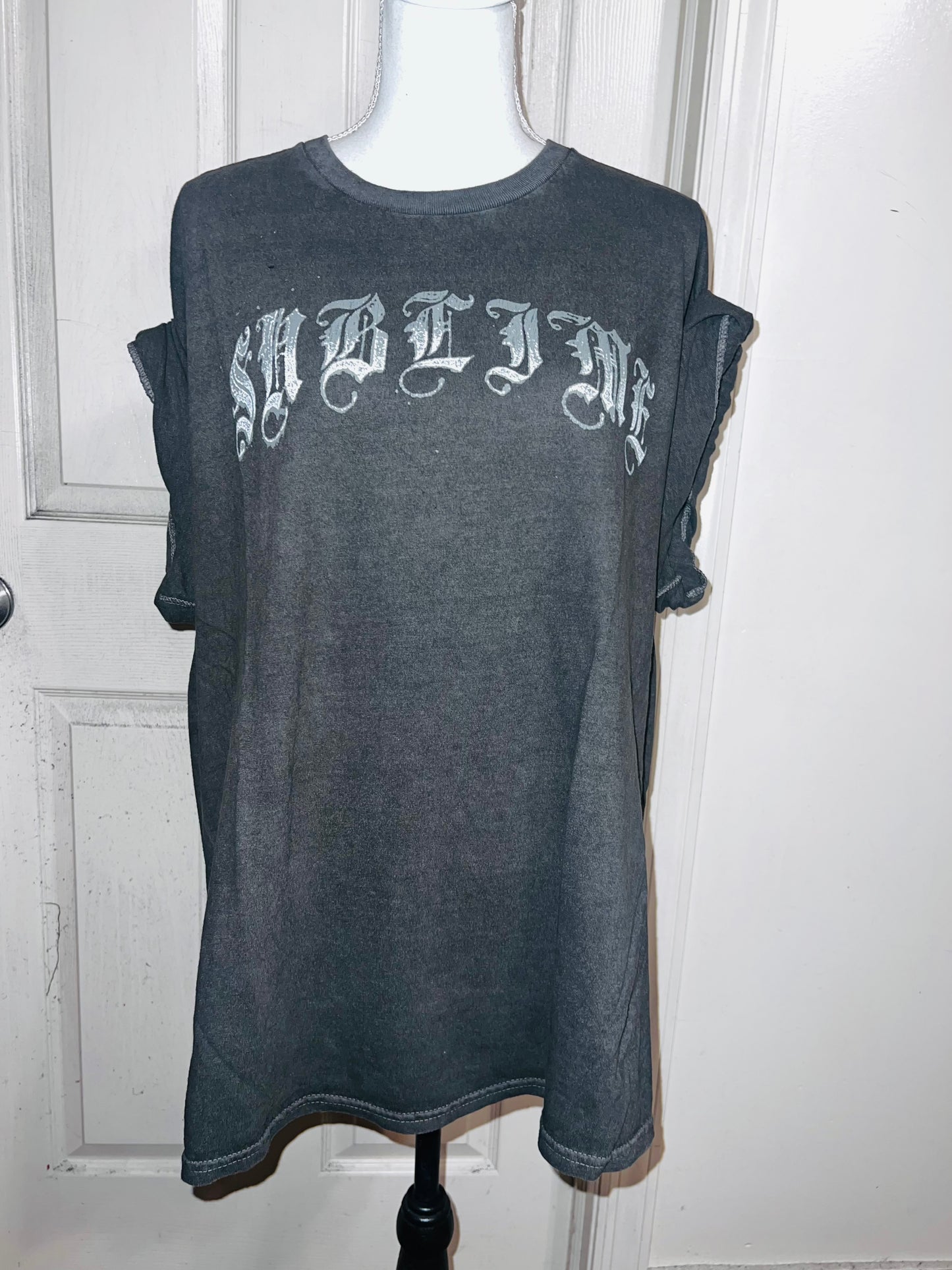 Sublime Double Sided Oversized Distressed Tee