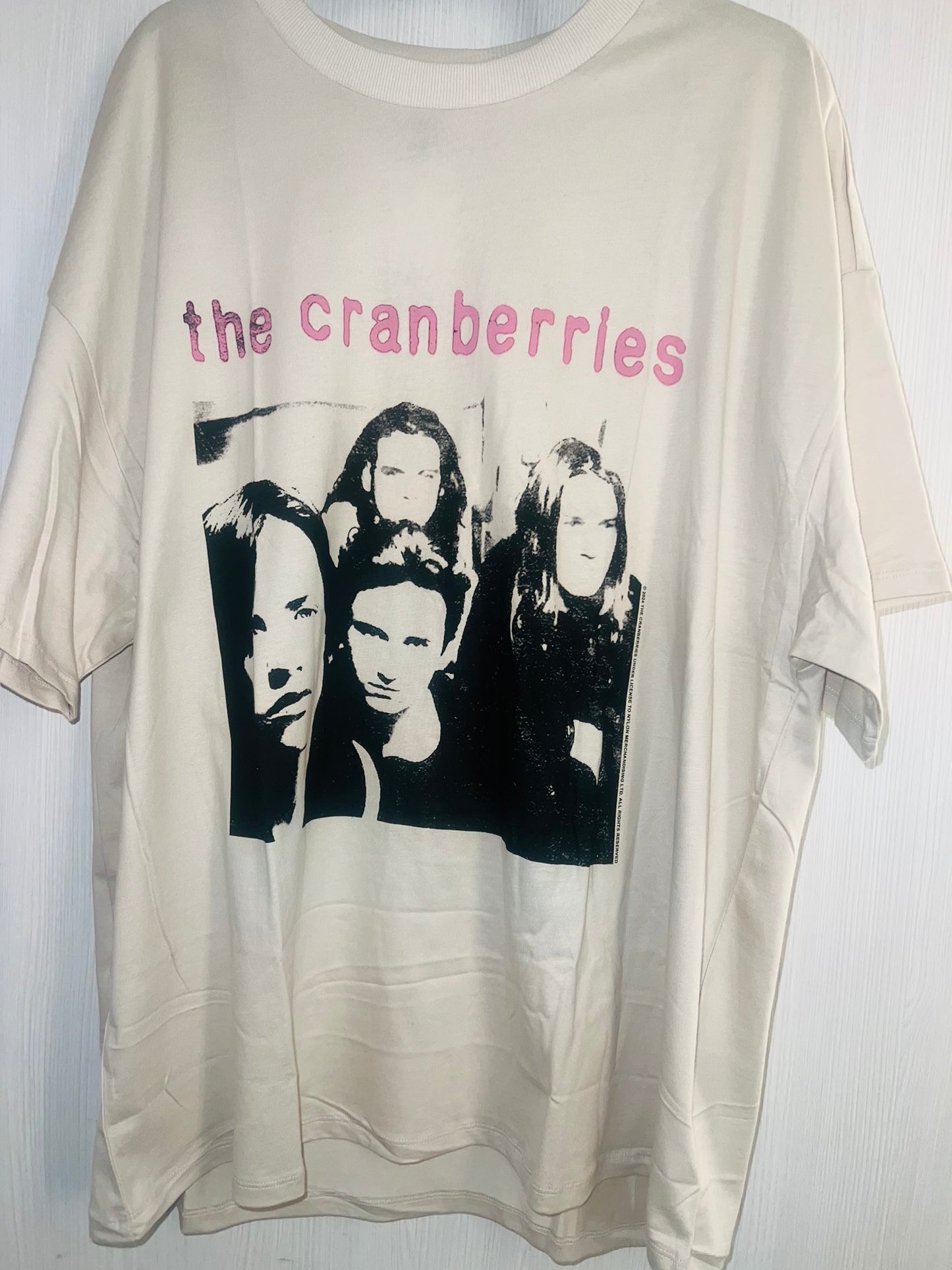 The Cranberries Oversized Distressed Tee