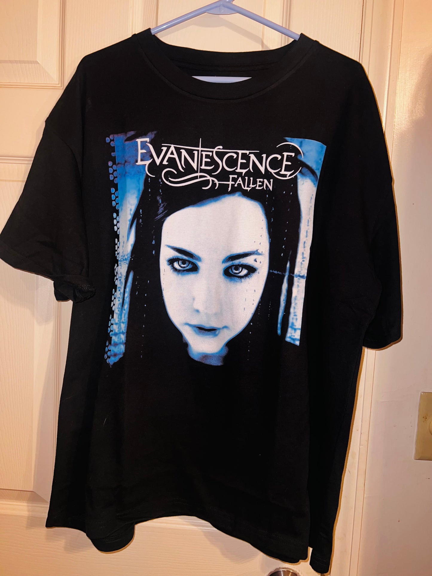 Evanescence Fallen Oversized Distressed Tee