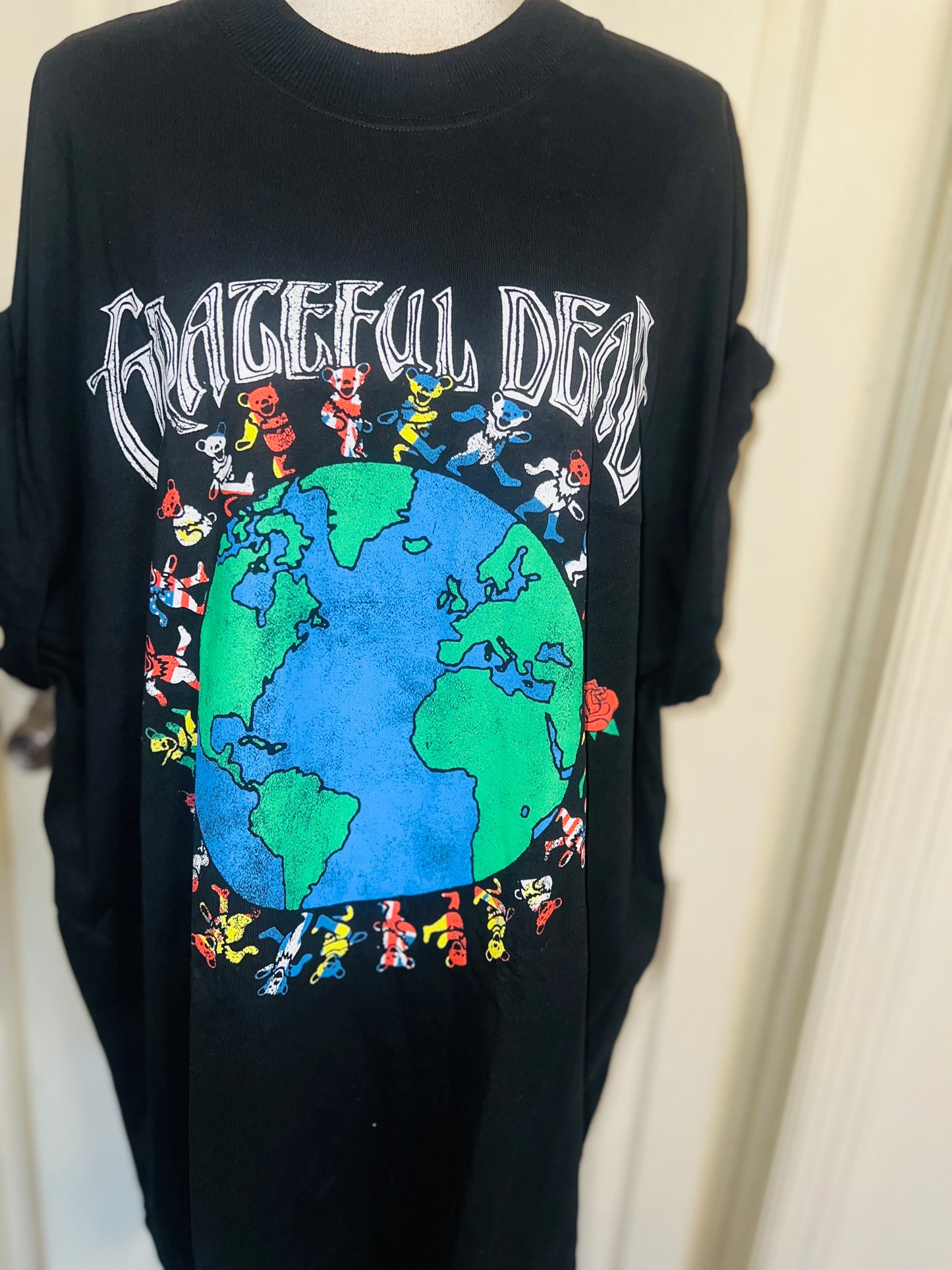 Grateful Dead Oversized Distressed Tee