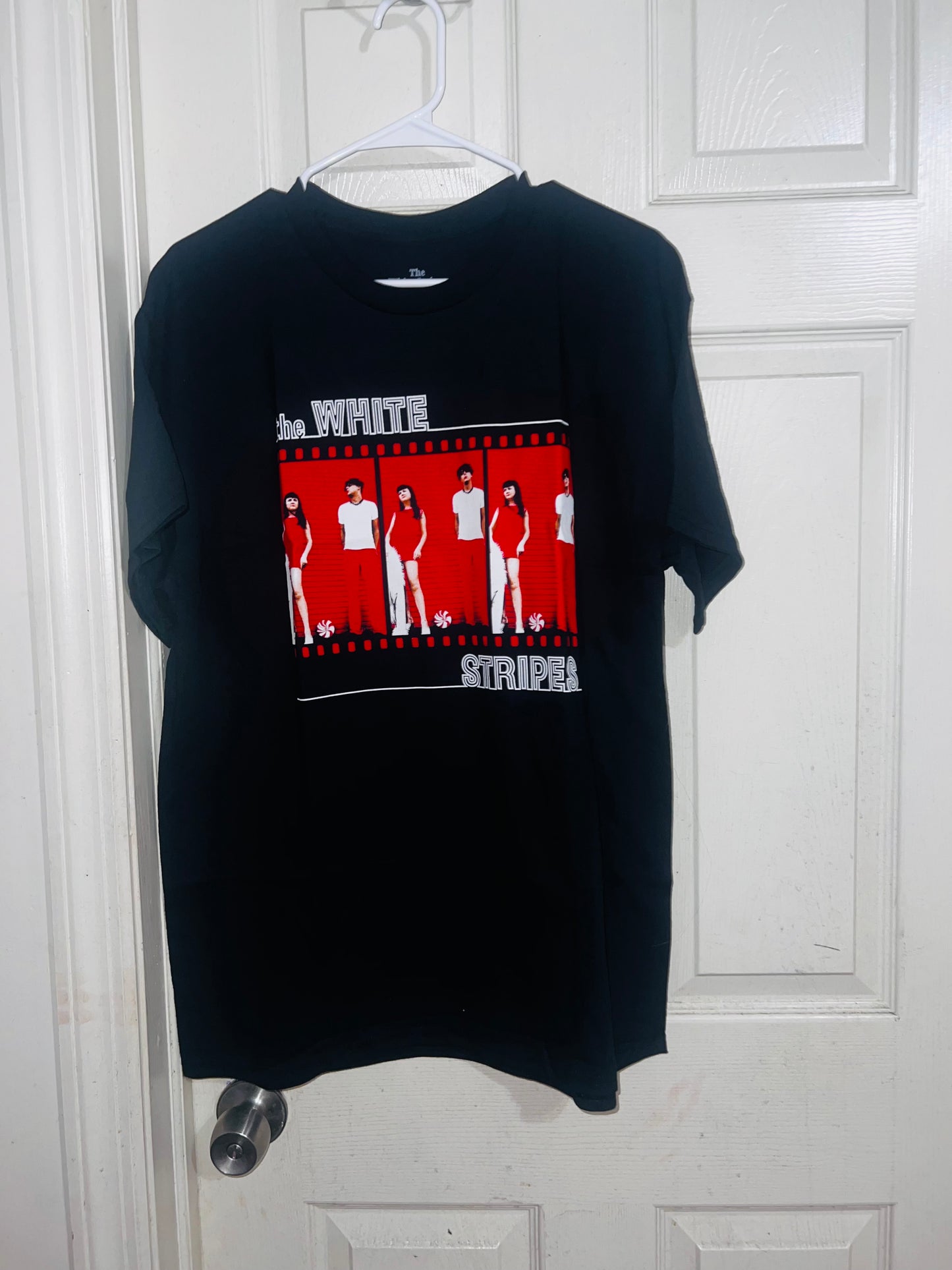 The White Stripes Self Titled Oversized Distressed Tee