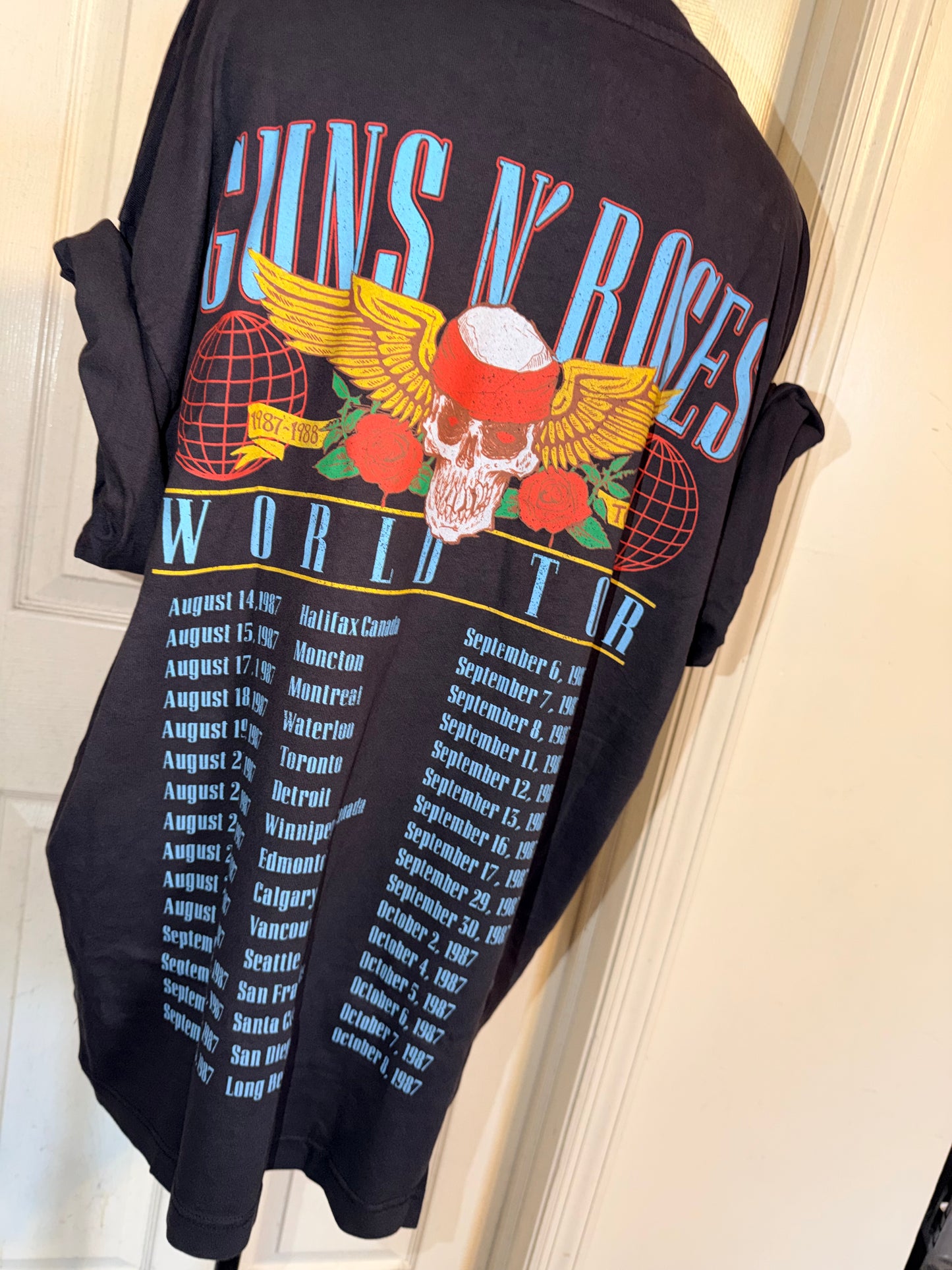 Guns N’ Roses Double Sided Oversized Distressed Tee