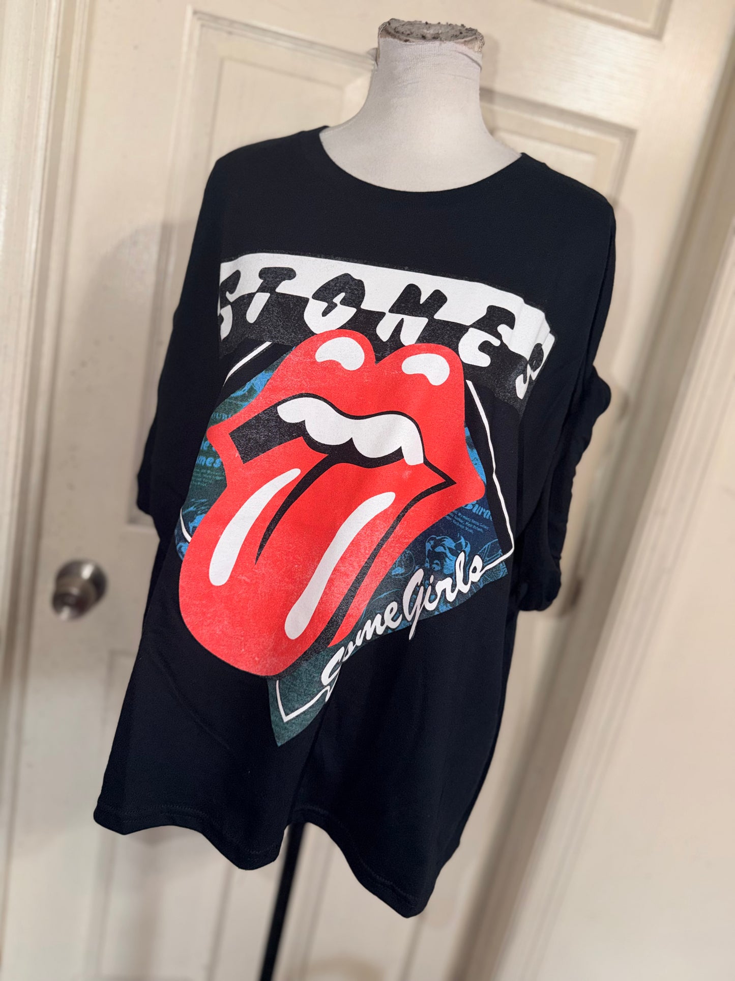 The Rolling Stones Oversized Distressed Tee