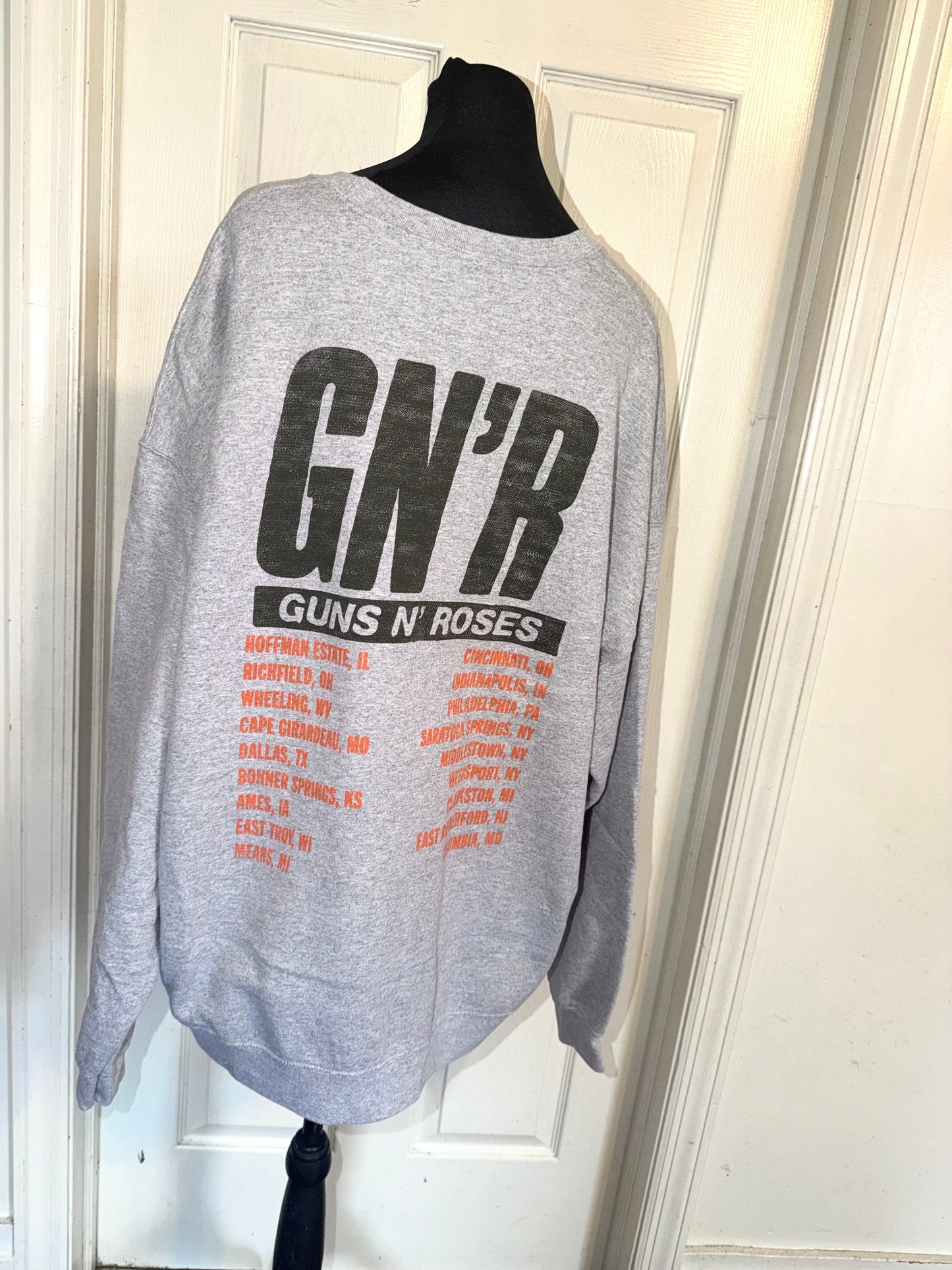 Guns N’ Roses Double Sided Oversized Sweatshirt