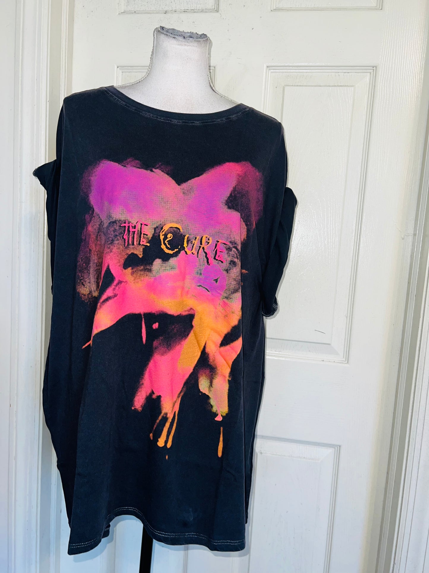 The Cure Oversized Distressed Tee