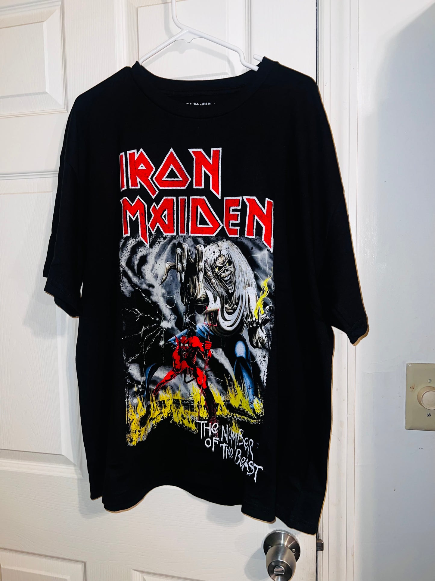 Iron Maiden Oversized Distressed Tee