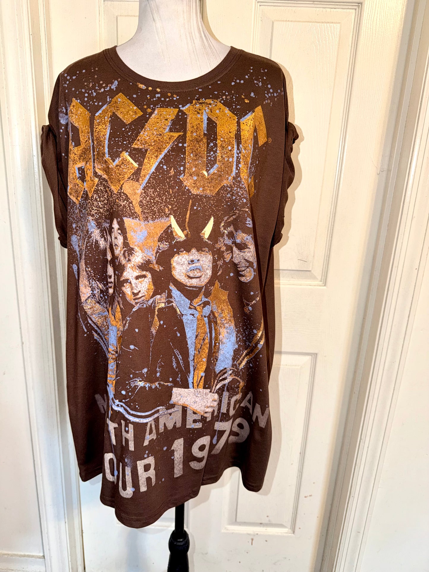 AC/DC Double Sides Oversized Tee