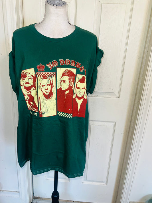 No Doubt Oversized Distressed Tee
