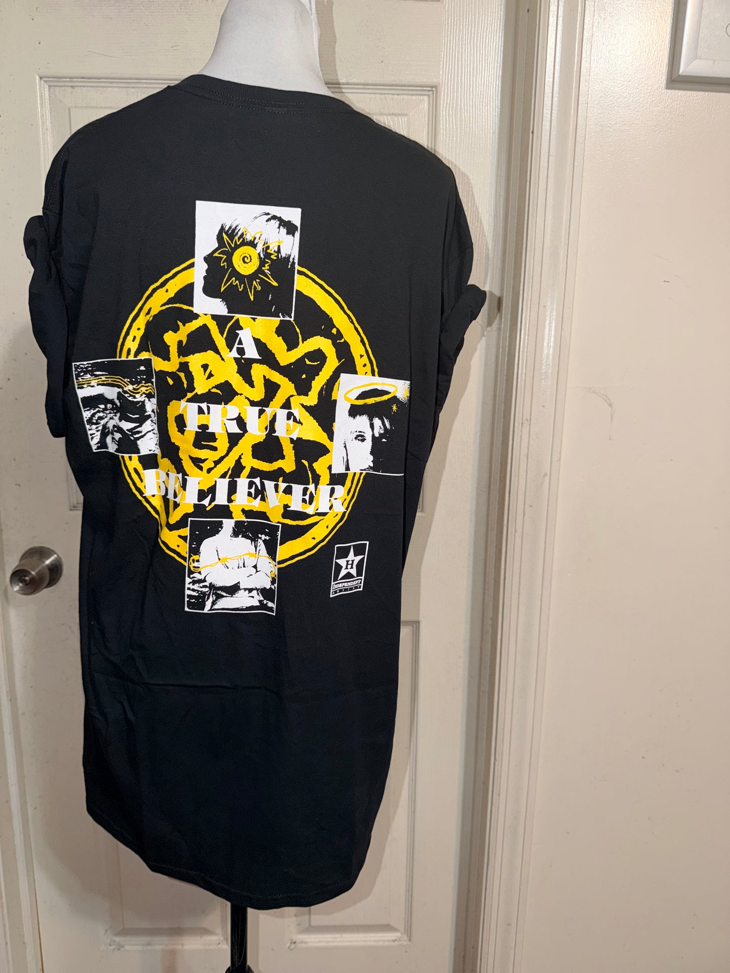 Hayley Williams Double Sided Oversized Distressed Tee