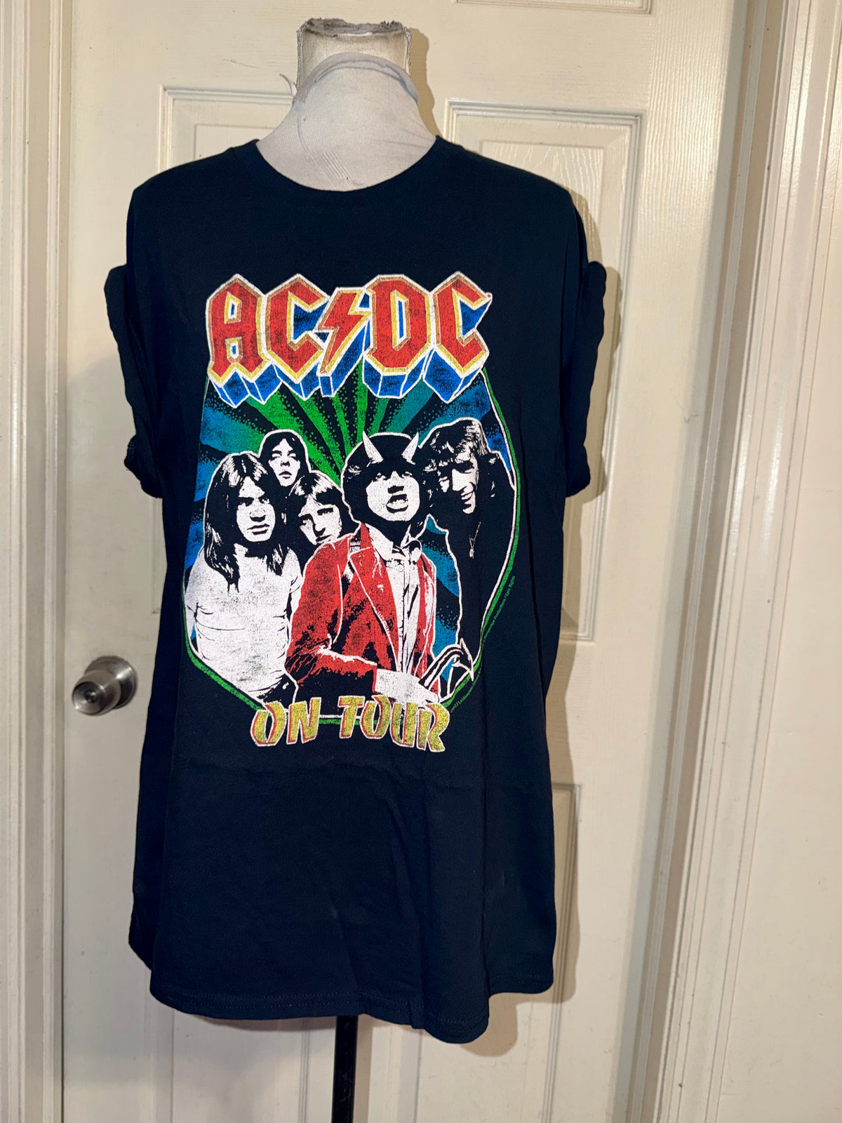 AC/DC Double Sided Oversized Tee