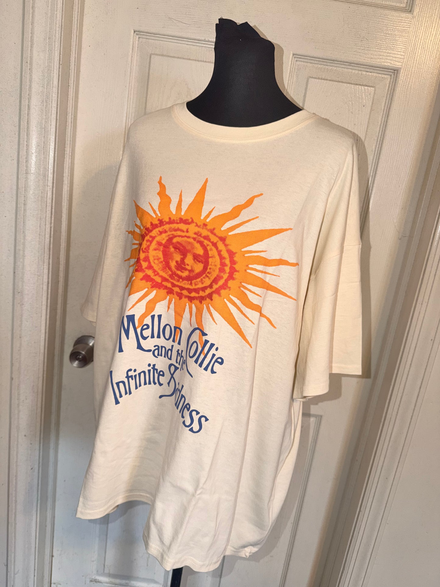 The Smashing Pumpkins Oversized Distressed Tee