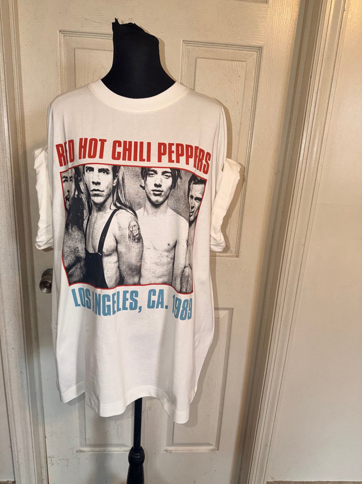 Red Hot Chili Peppers Oversized Distressed Tee