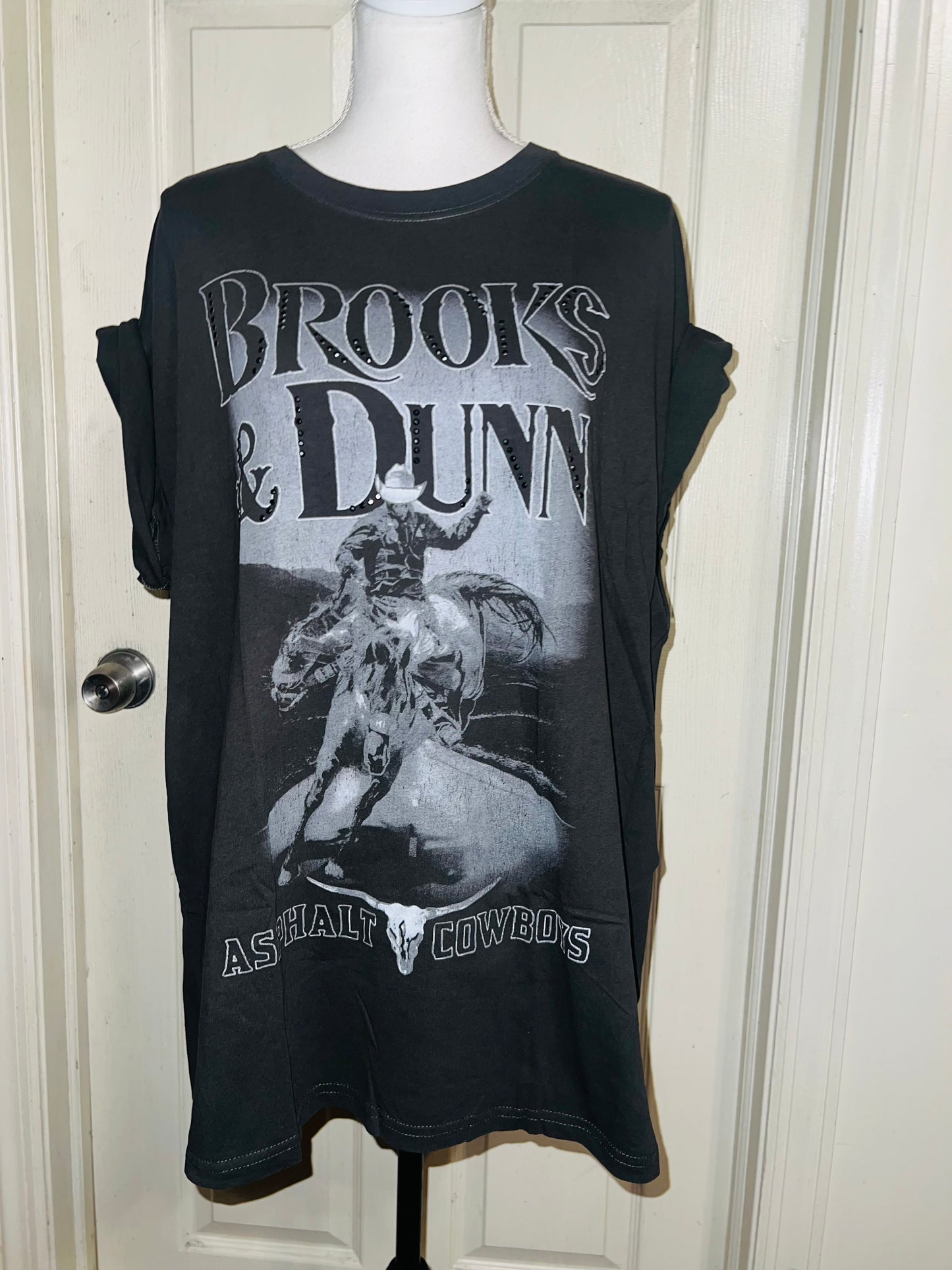 Brooks & Dunn Oversized Distressed Tee