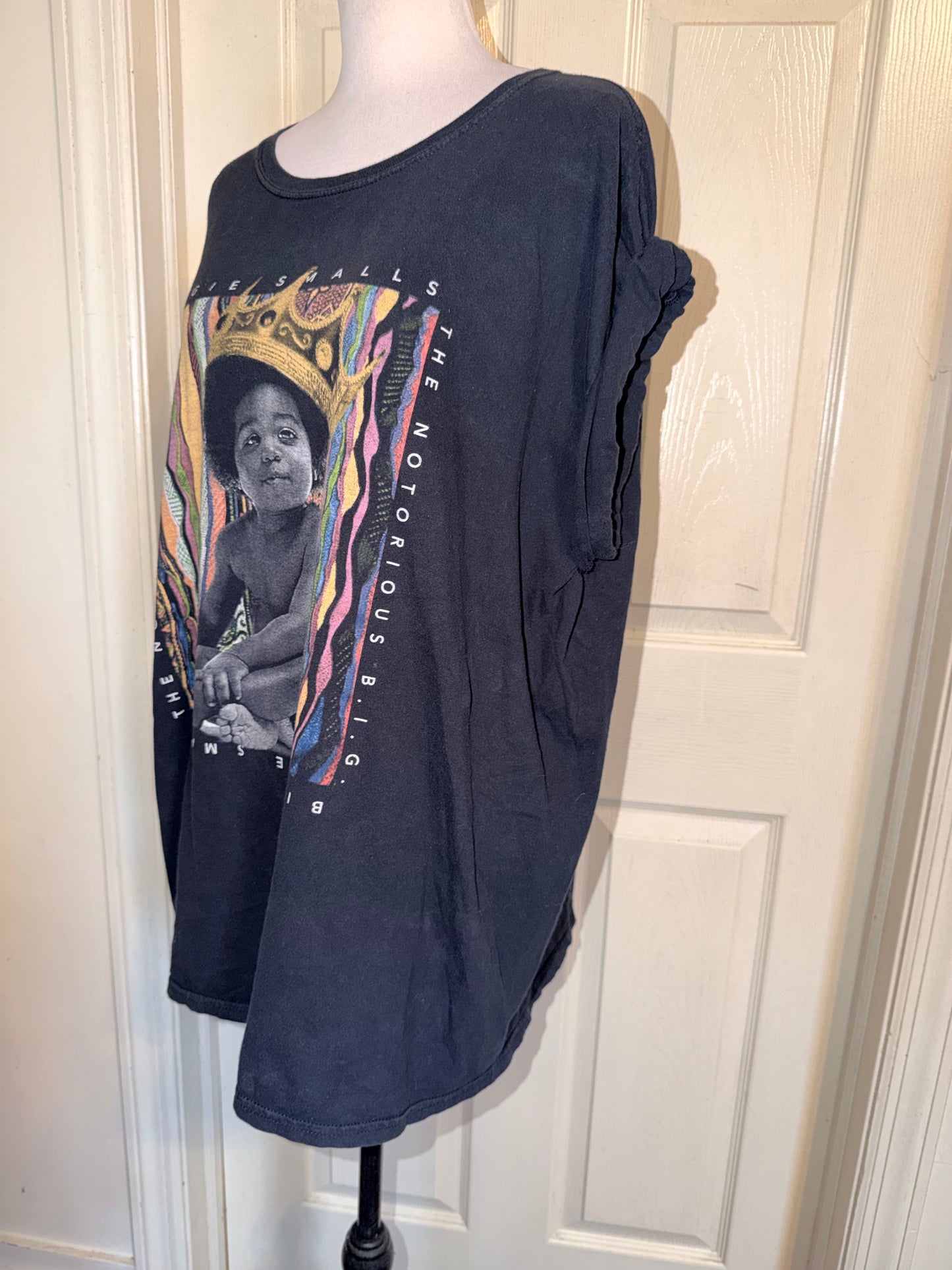 Notorious BIG Oversized Distressed Tee