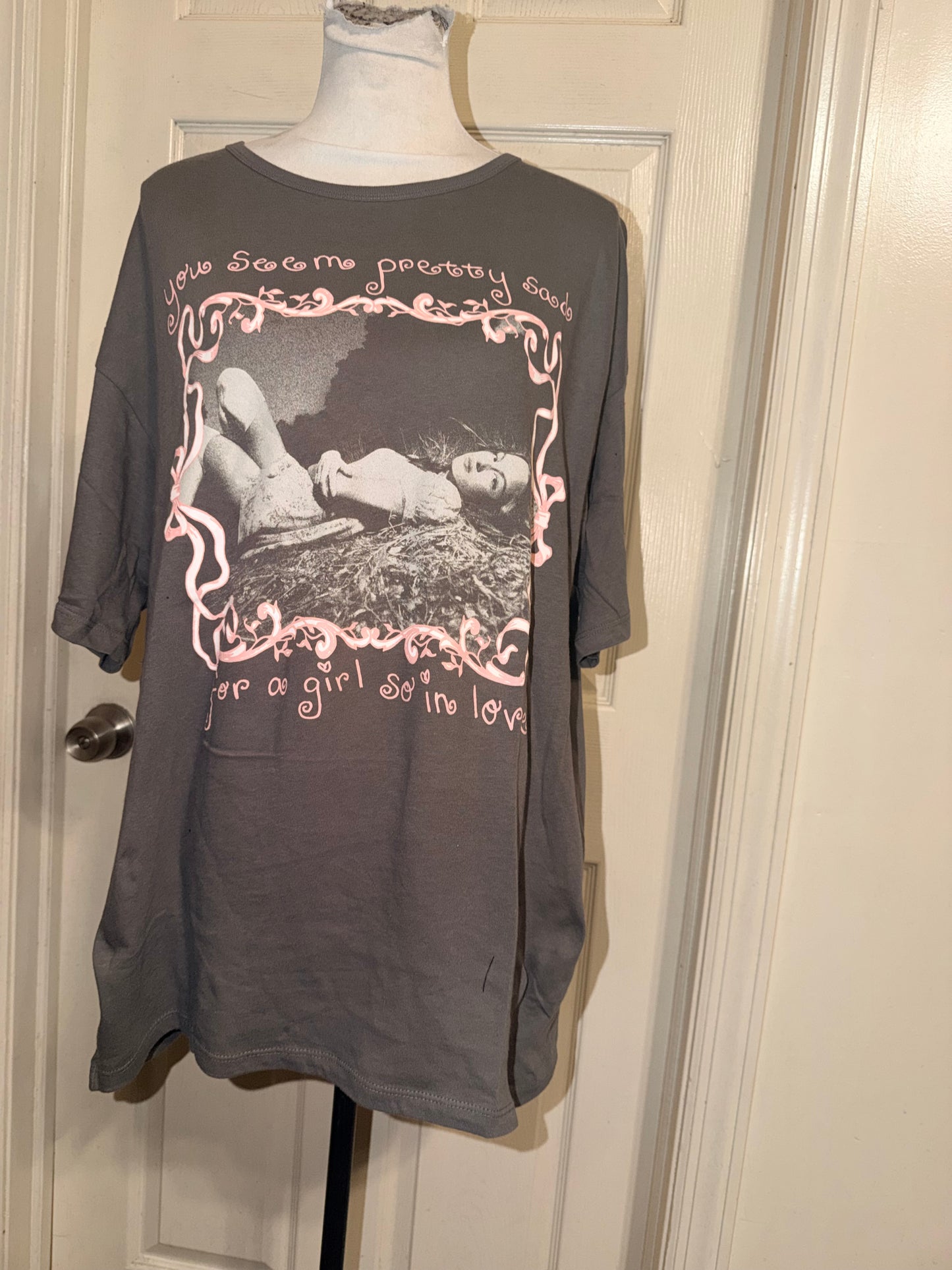 Olivia Rodrigo Oversized Distressed Tee