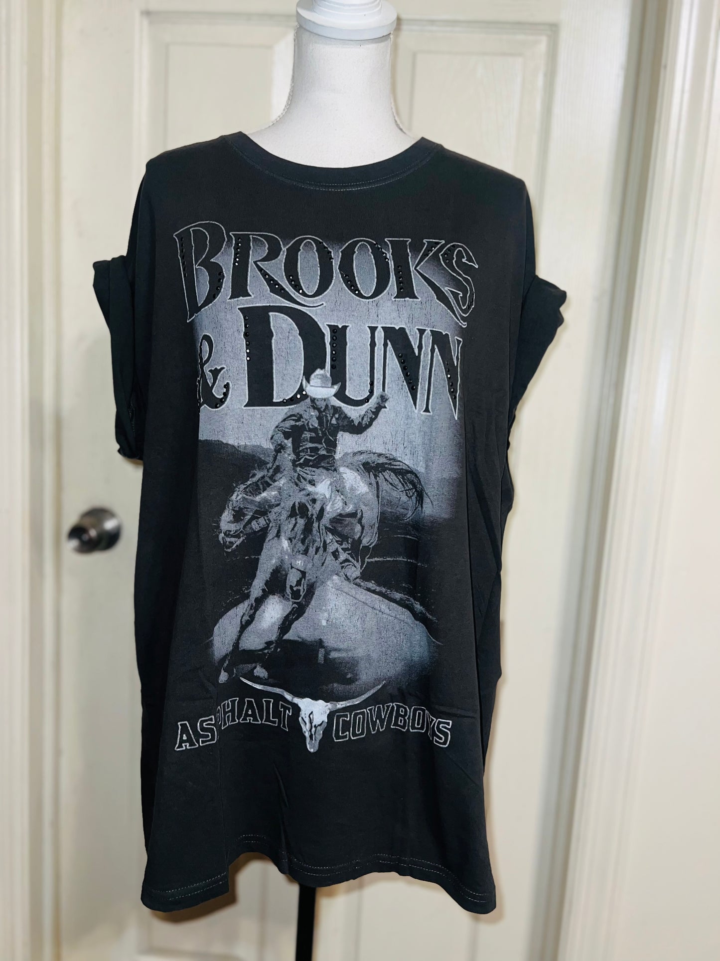 Brooks & Dunn Oversized Distressed Tee